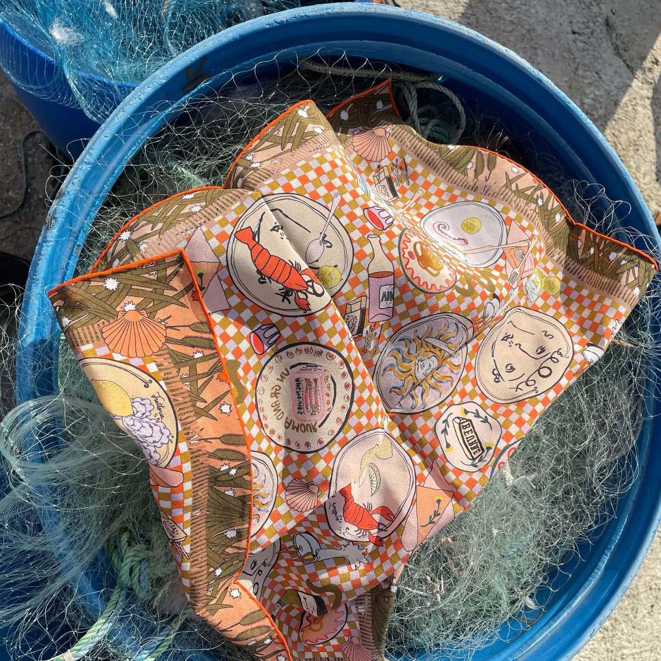 Foulard Bandana Le Marais pura seta