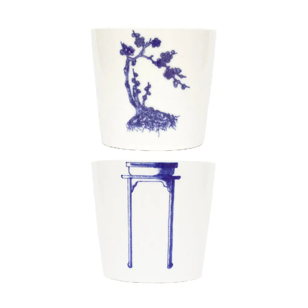 Preorder 5 Settembre Tazze impilabili Bonsai - Fiore di Prugno