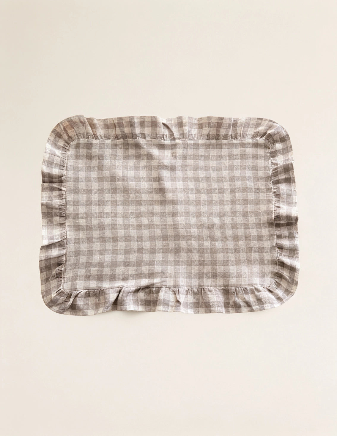 Tovaglietta colazione Yvette quadretti beige