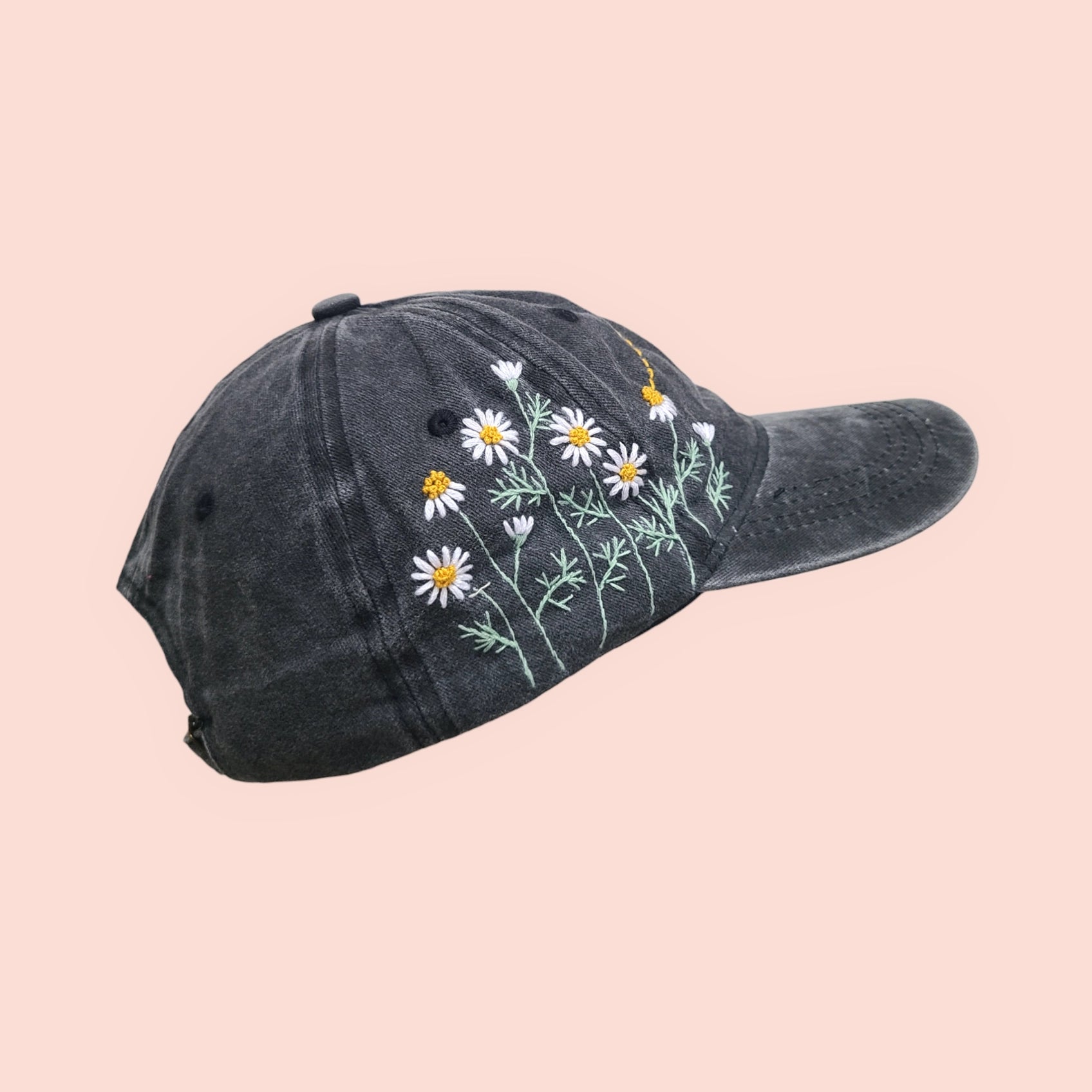 Cappellino da baseball margherite