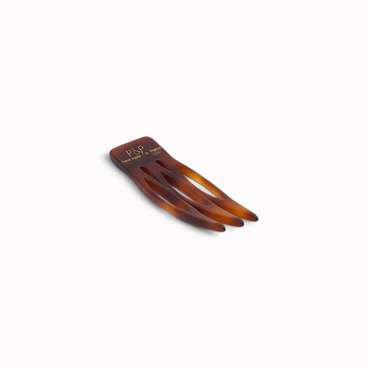 Pettine per capelli color visone a 3 denti