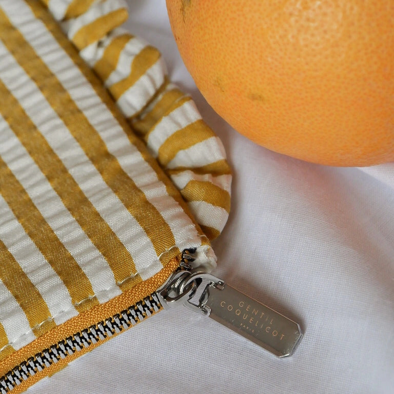 Pochette con balzette Gialla