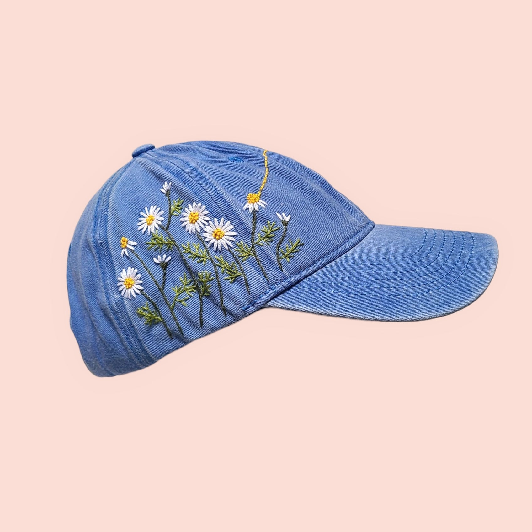 Cappellino da baseball margherite