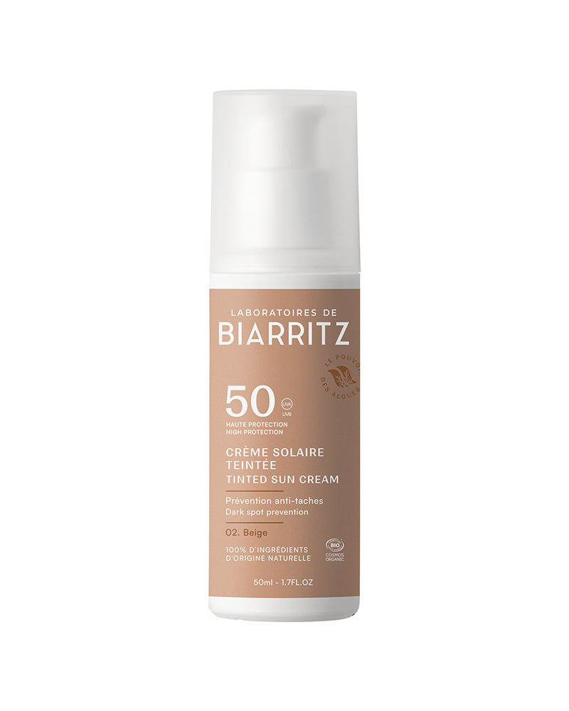 Crema Solare Colorata "BEIGE" Bio Viso SPF 50