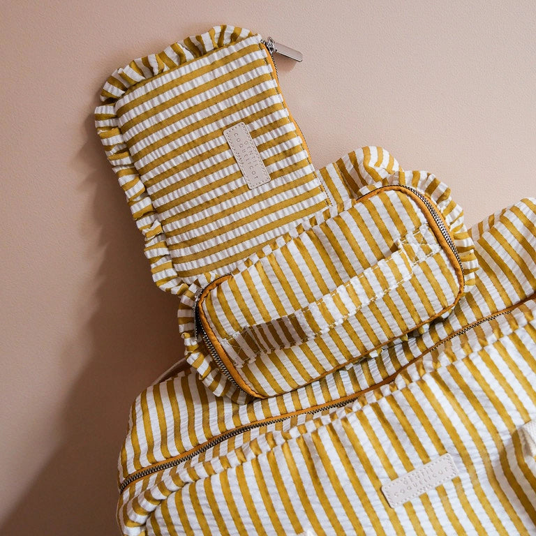 Pochette con balzette Gialla