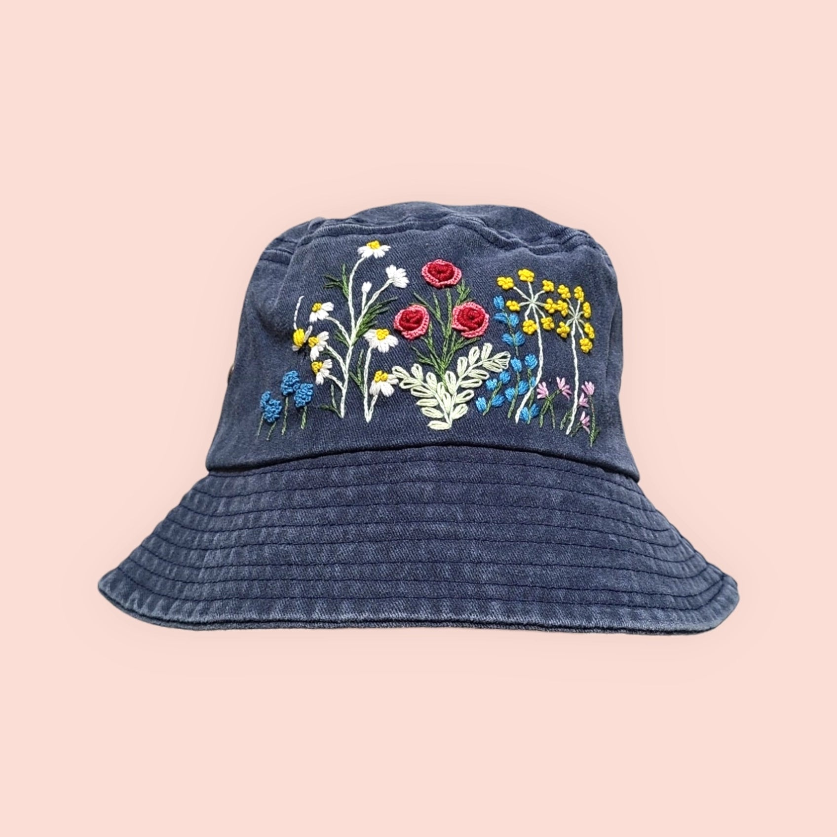 Bucket hat a fiori