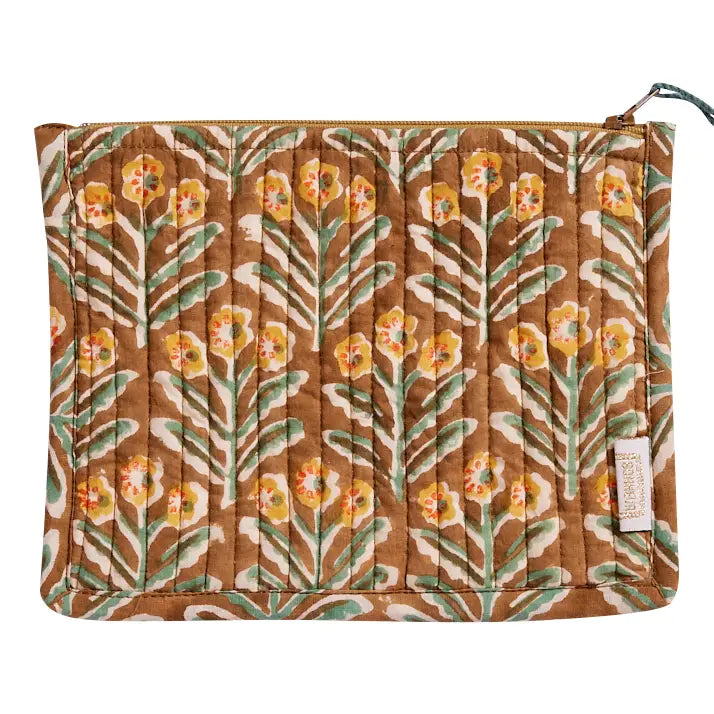 Mini pochette Mahal bronzo