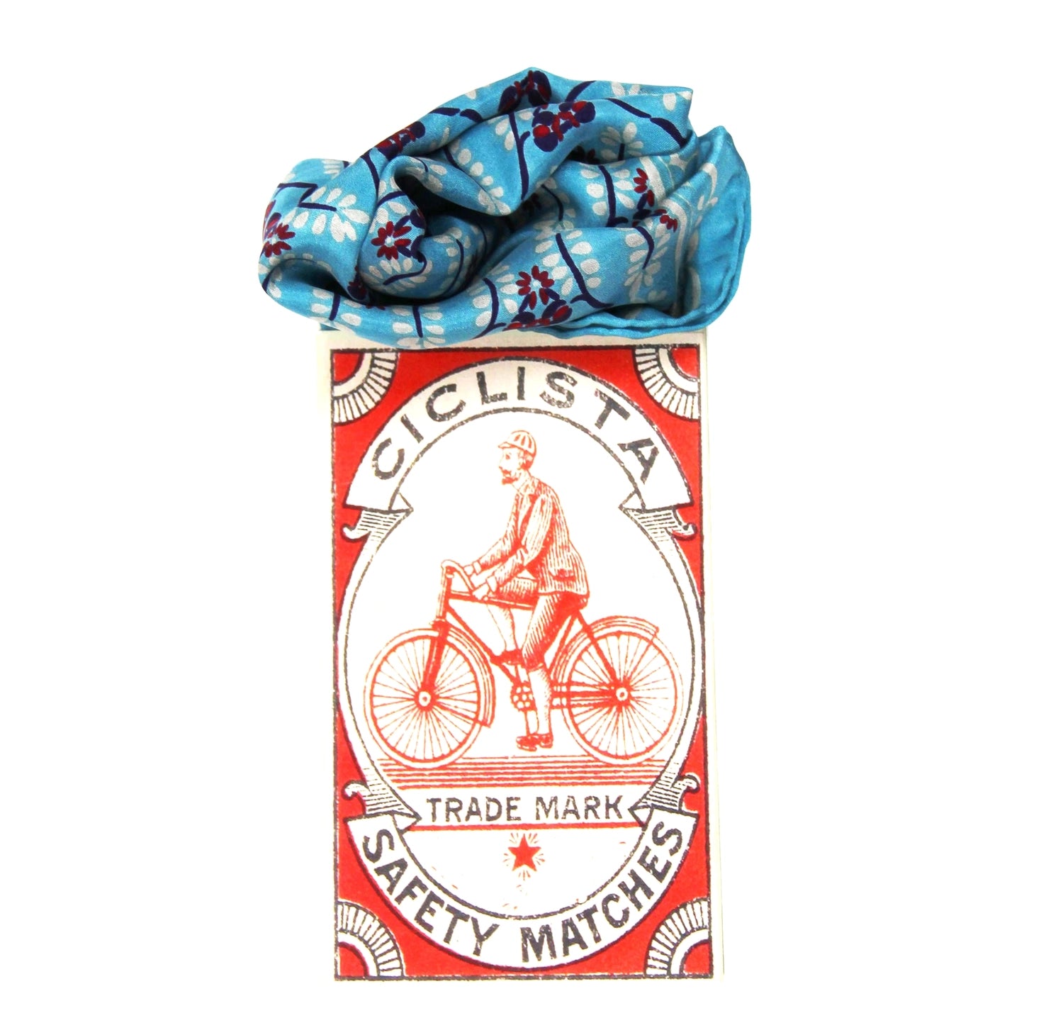 Foulard Mini Albertine Azzurro acceso
