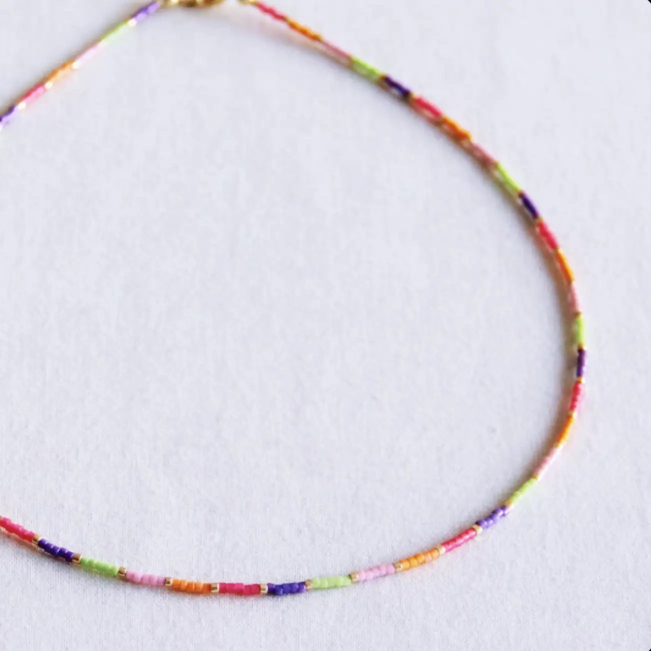 Collana twist arcobaleno