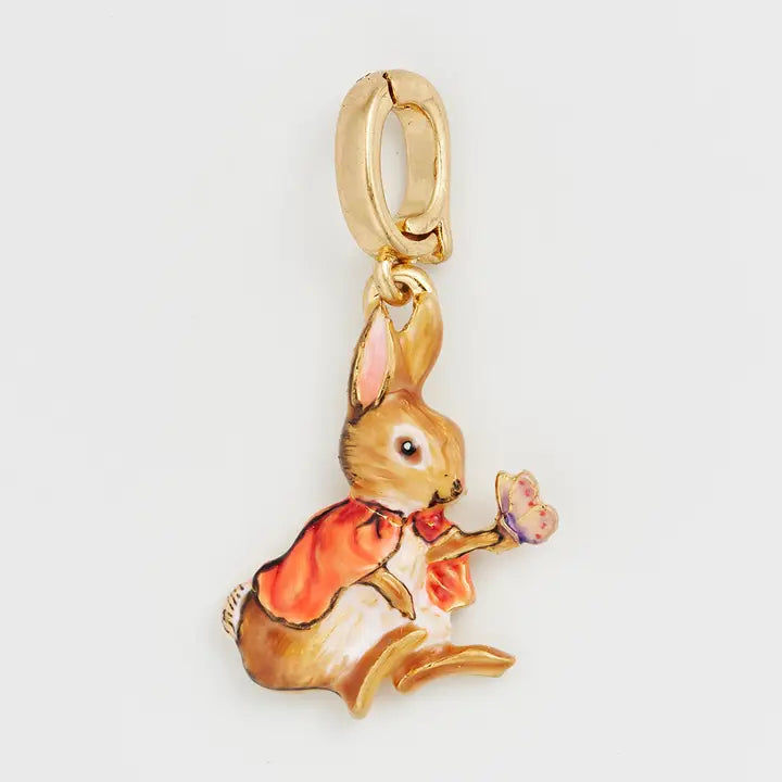 Ciondolo Fable England x Peter Rabbit Flopsy con farfalla
