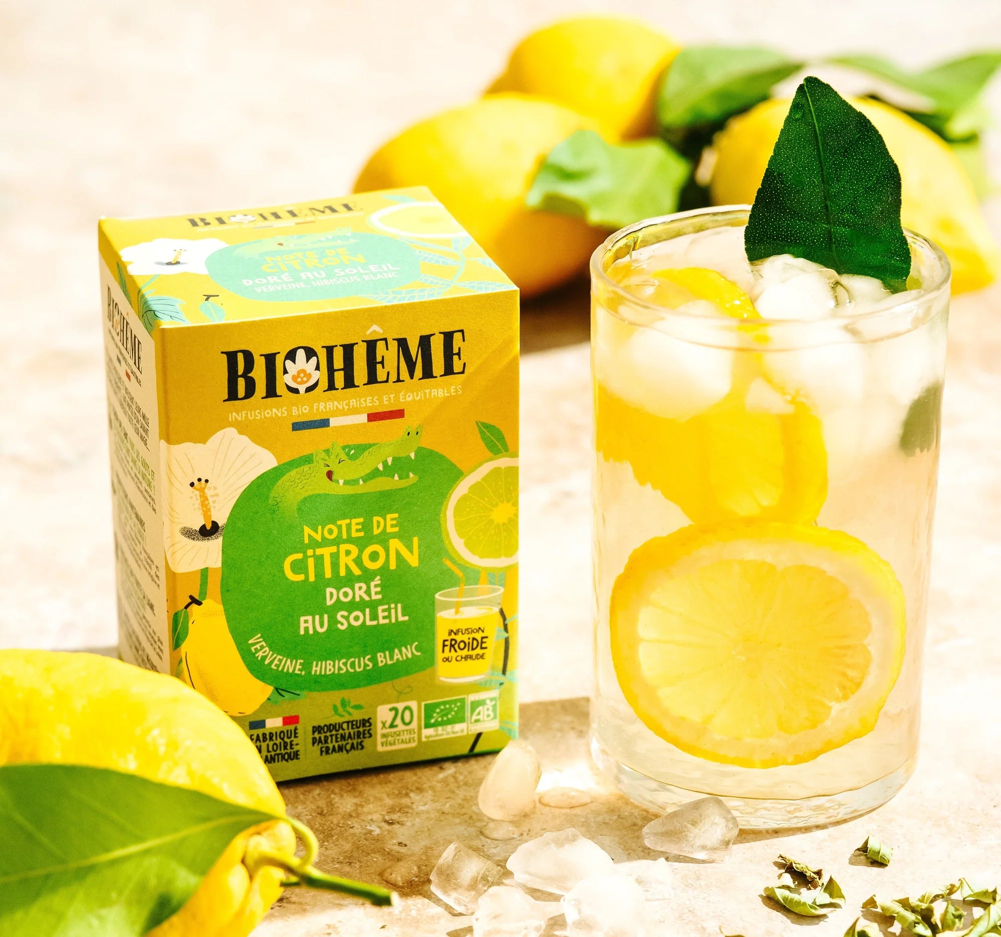 Tisana bustine Citron doré au soleil bio