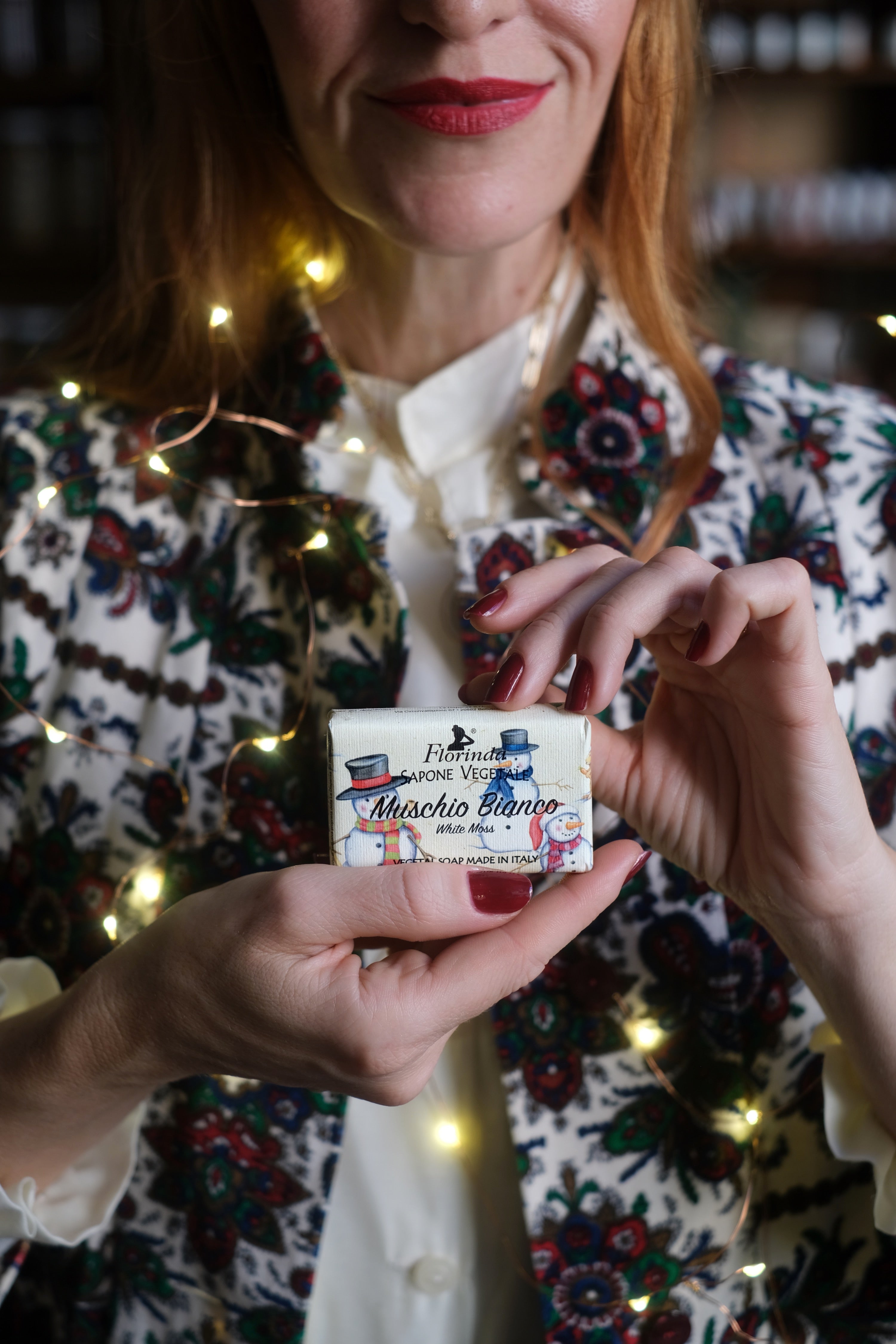 Saponetta Mini Muschio Bianco