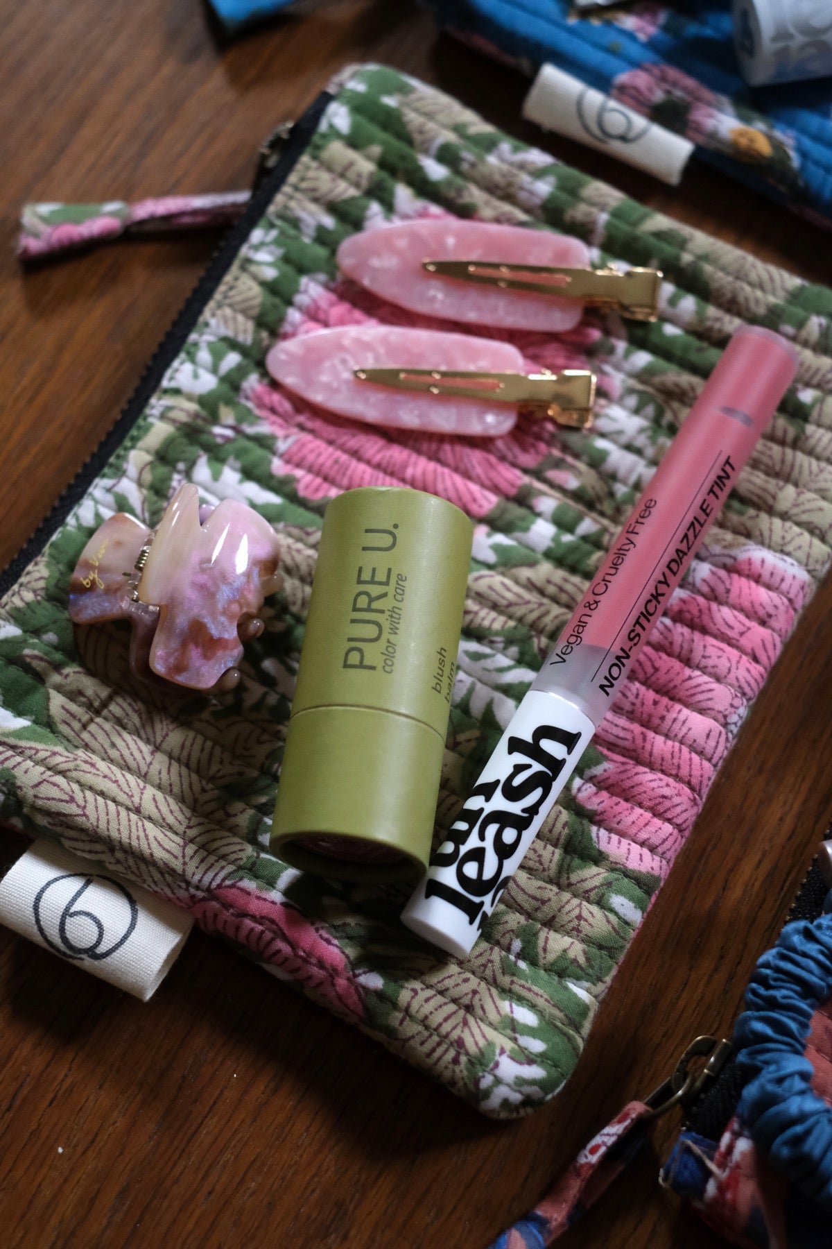 Mini Pochette Emma Verde e rosa