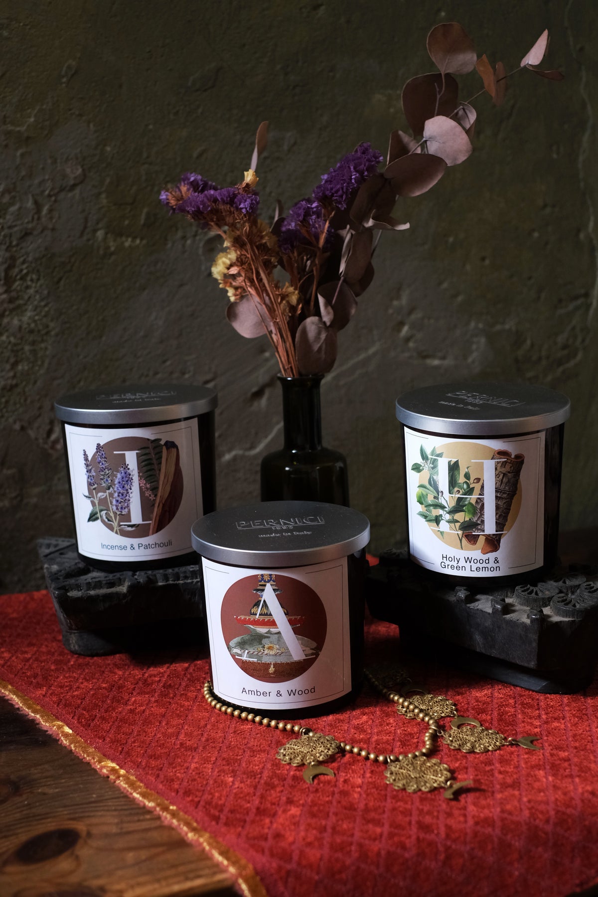Candela Holy Wood & Green Lemon