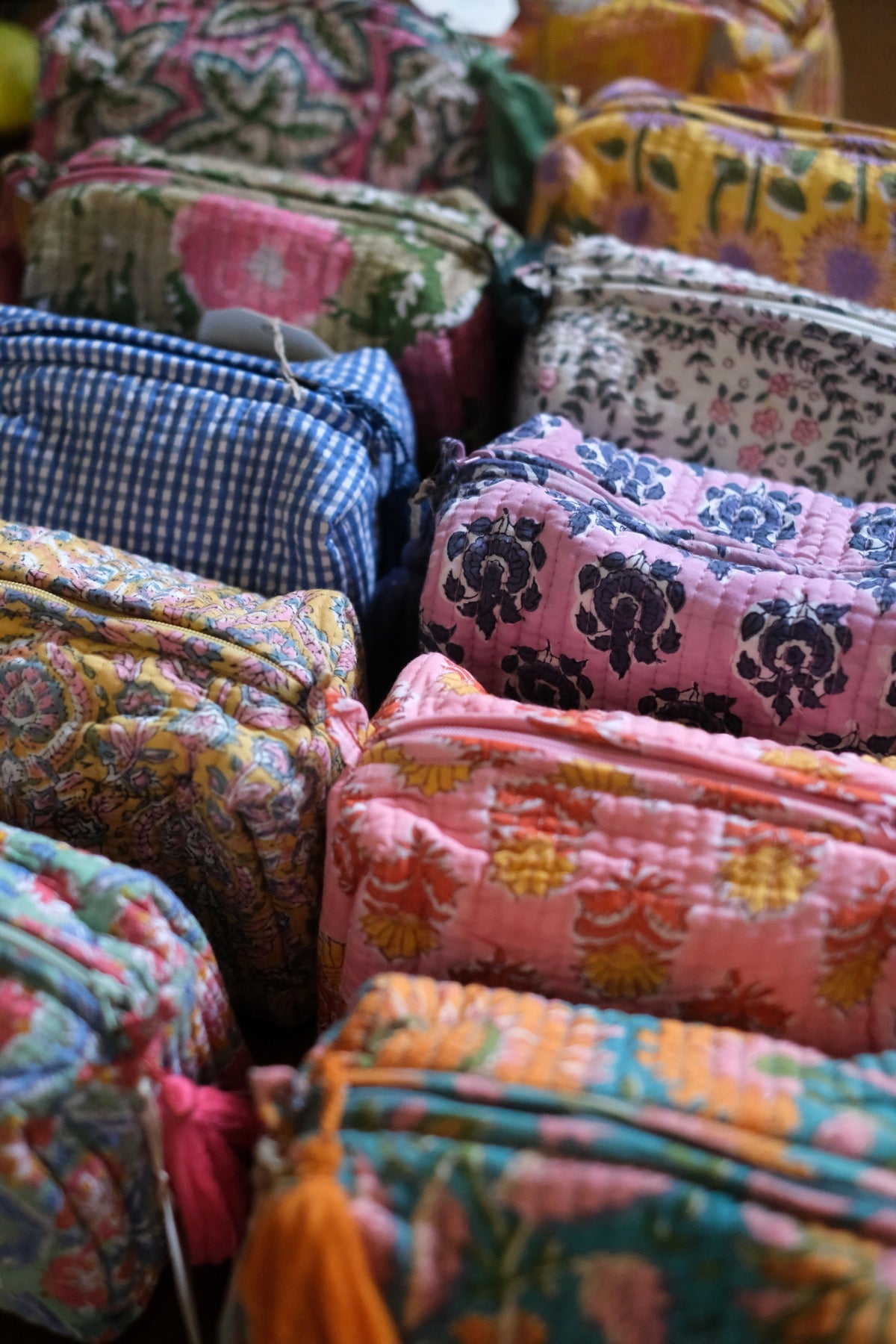 Beauty Pochette Viviana giallo e salmone