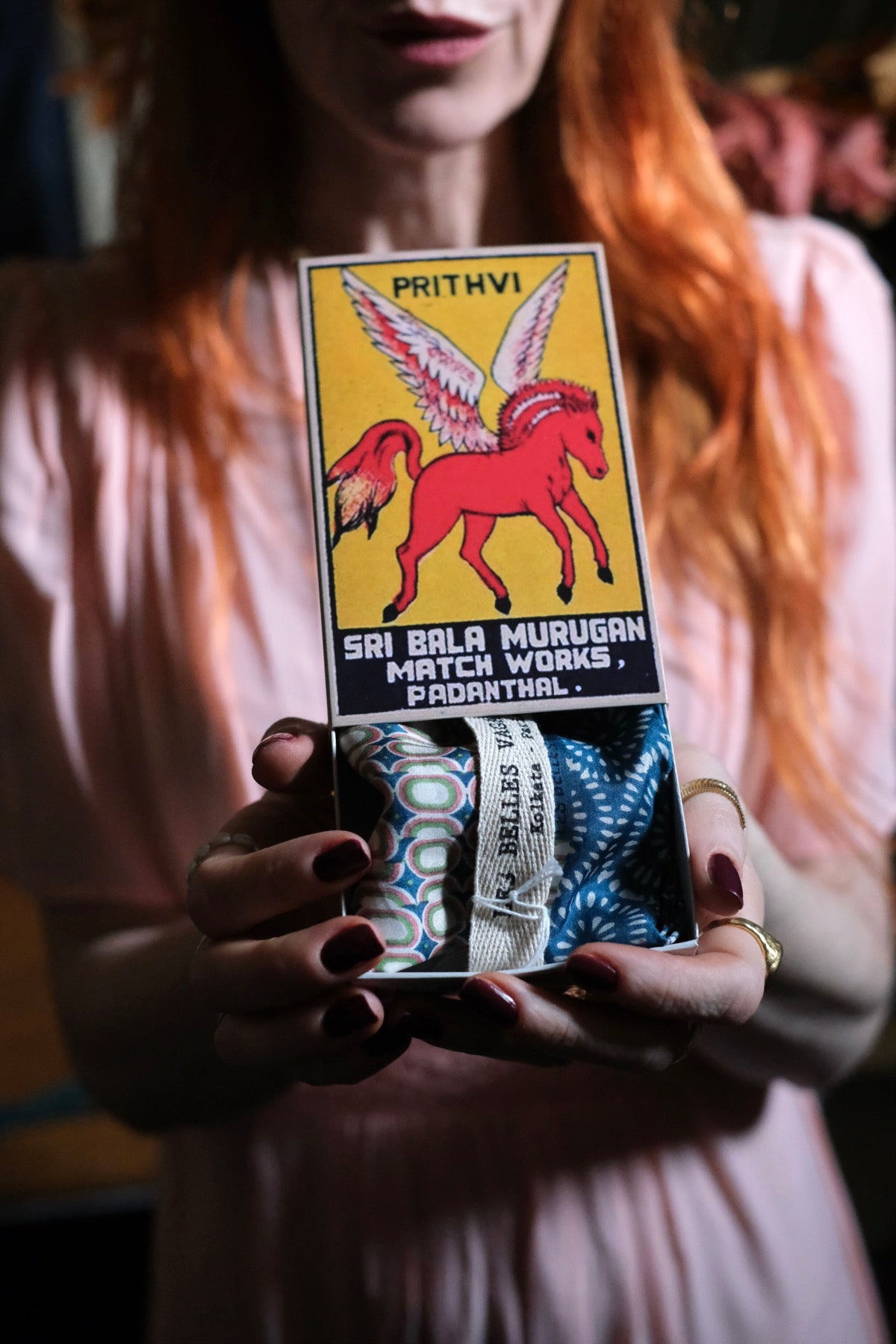 Foulard Mini tempo blu