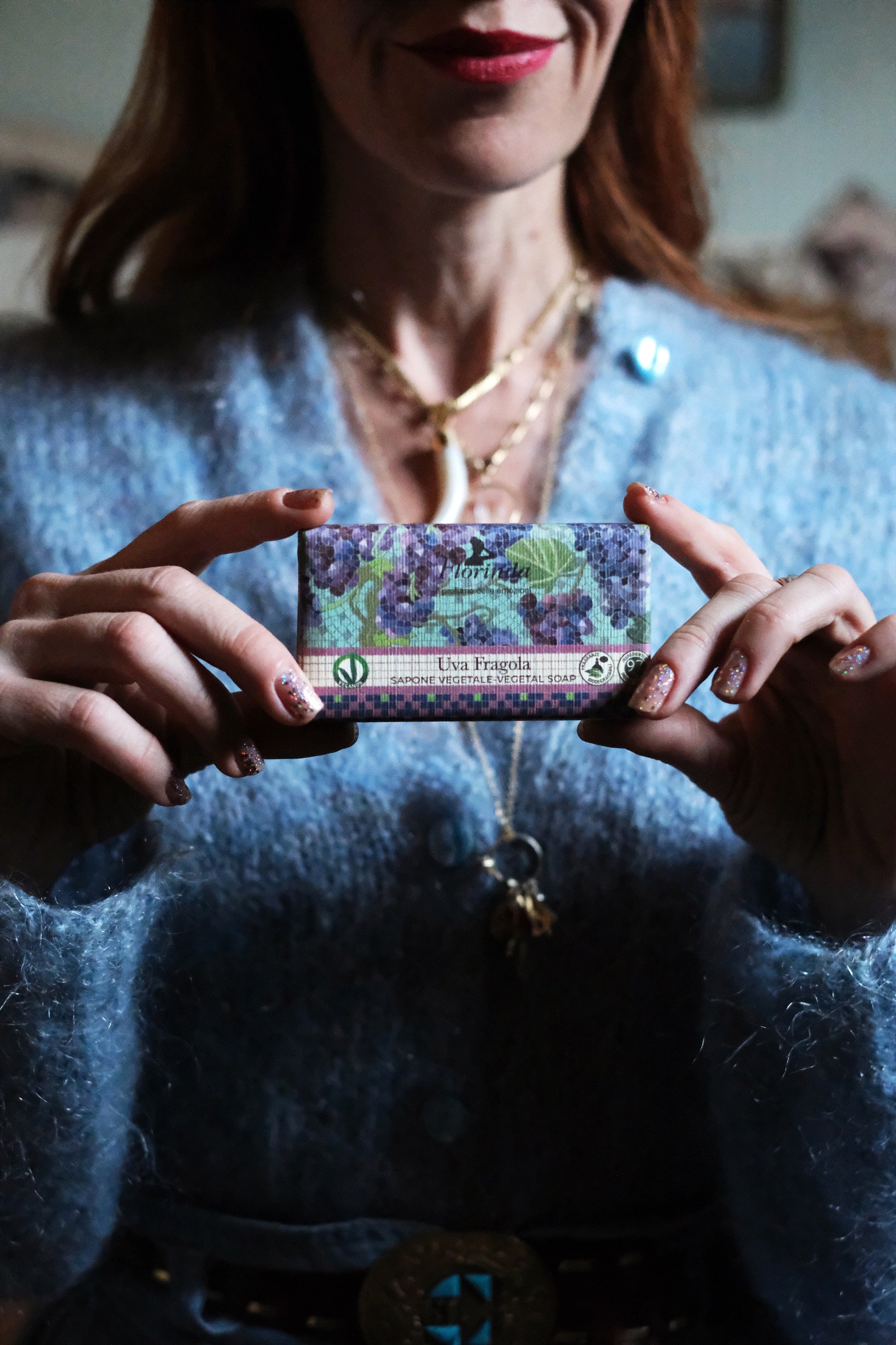 Linea Mosaici Saponetta Uva Fragola