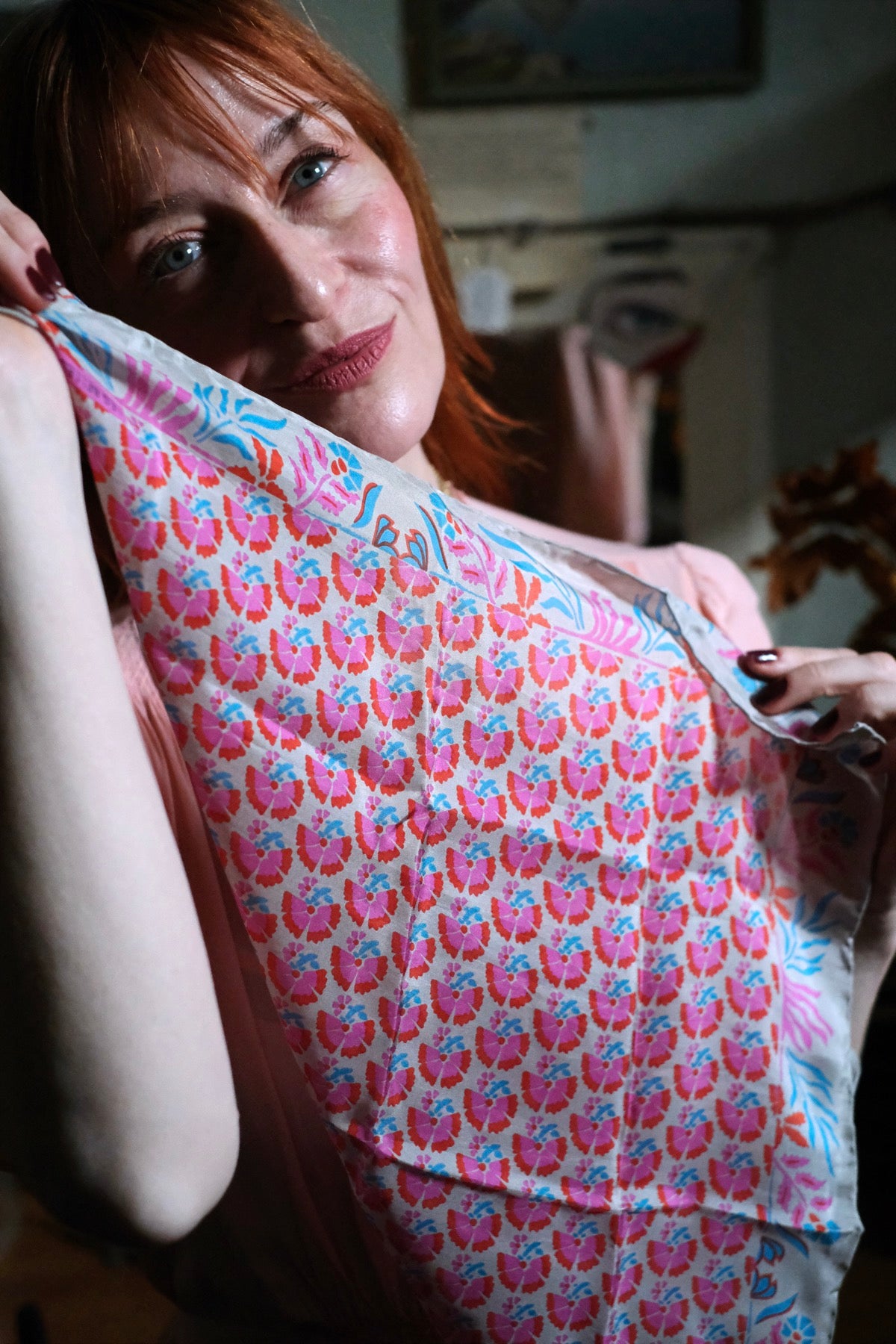 Foulard Mini Augustine rosa