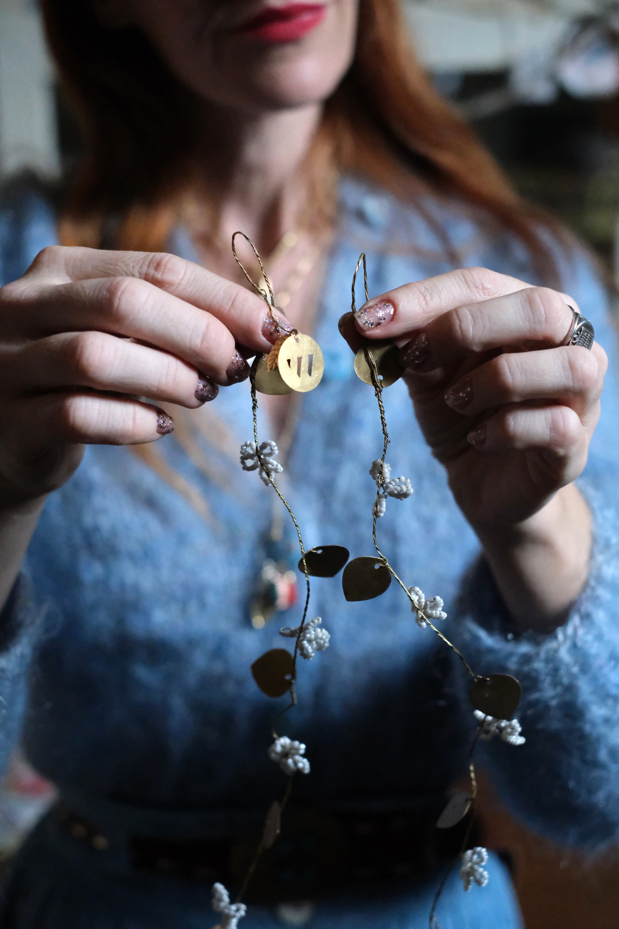 Ghirlanda Fiori Bianchi