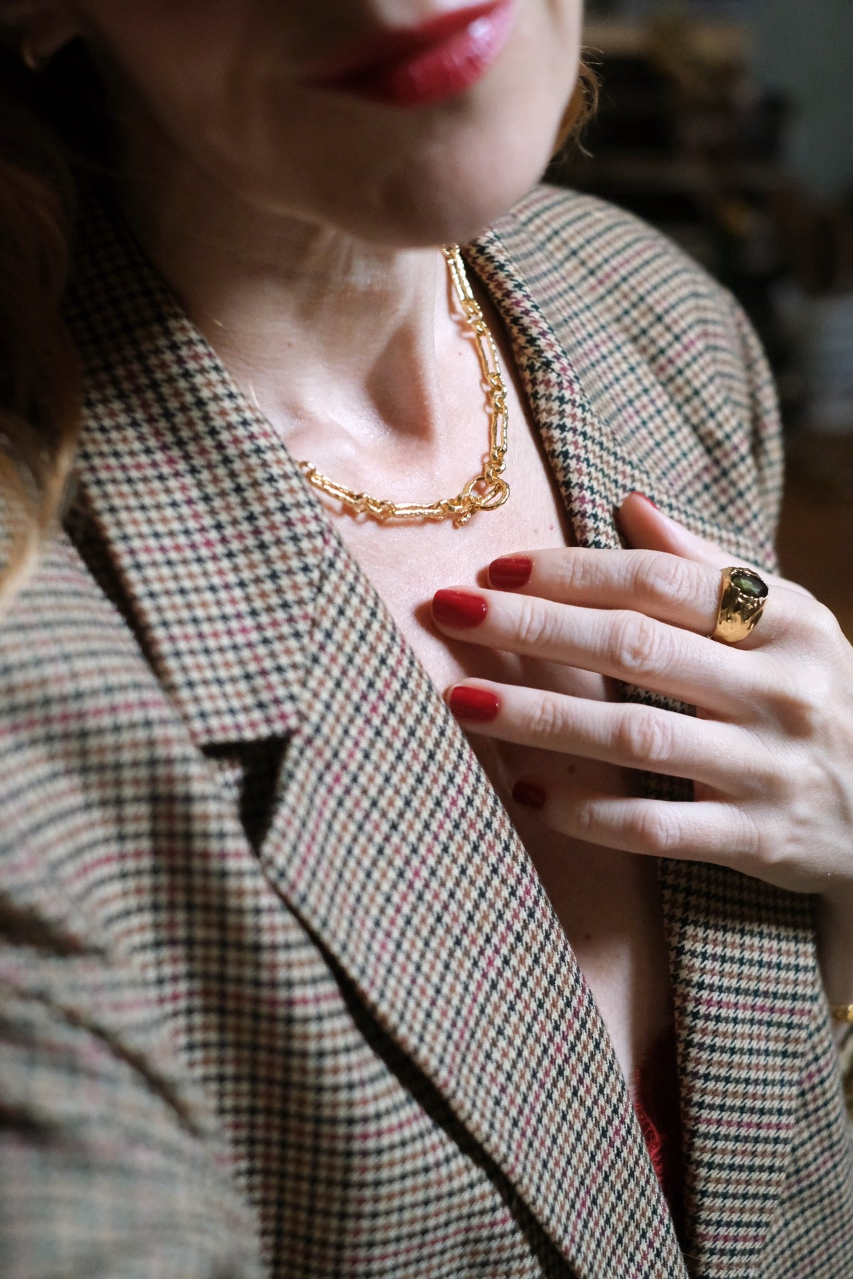 ANELLO CARMEN VERDE SCURO NUOVO