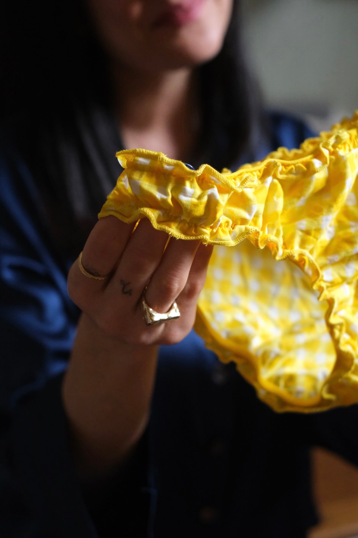 Slip Simone Vichy Giallo