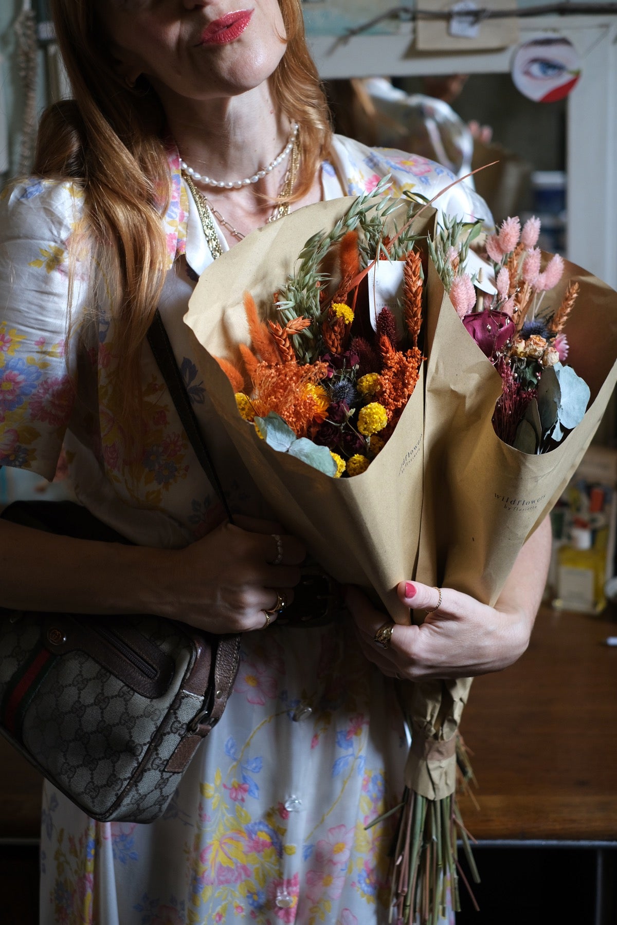 Flower Market extra large tramonto