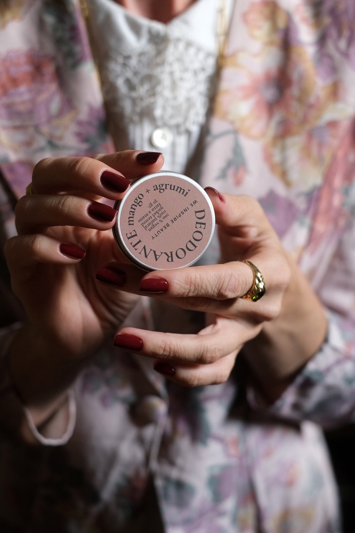 Deodorante naturale in jar alluminio Mango e agrumi