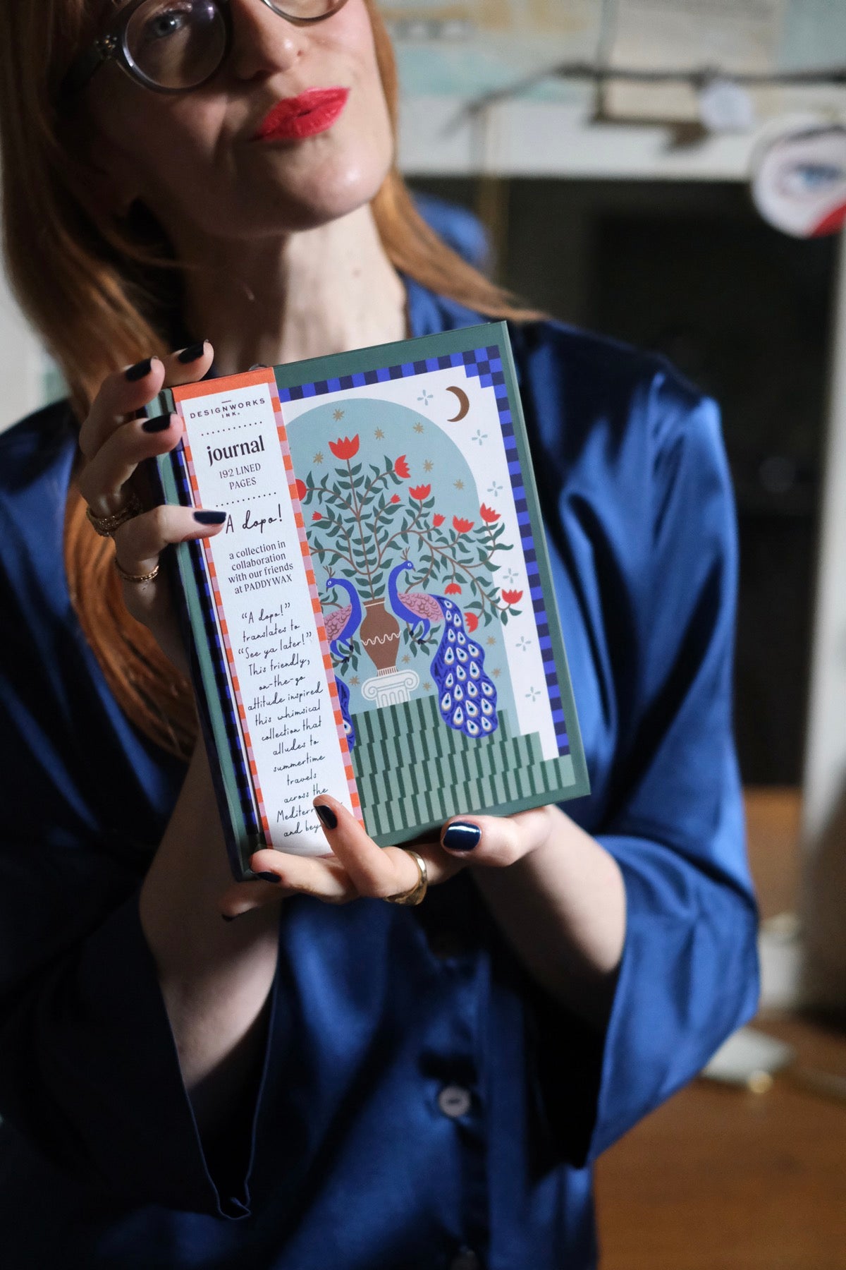 Diario "Peacock" quaderno a righe