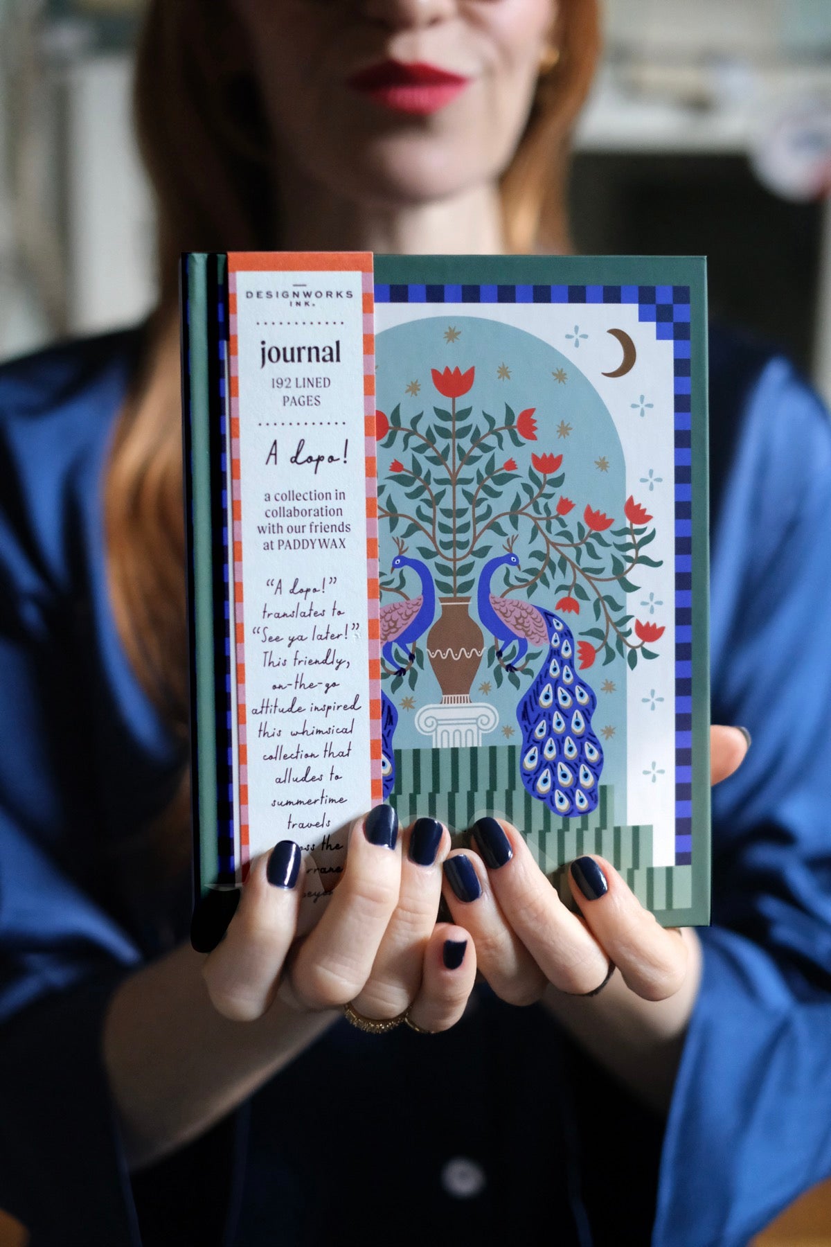 Diario "Peacock" quaderno a righe