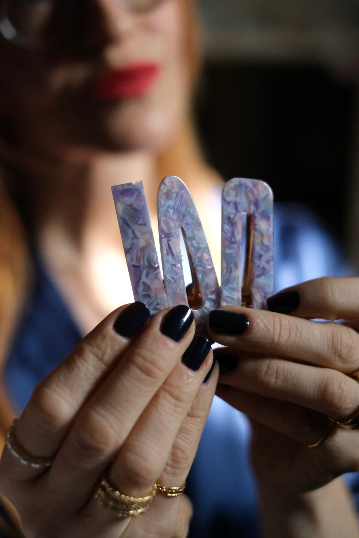 Tris pinze piatte Lila Vari colori!