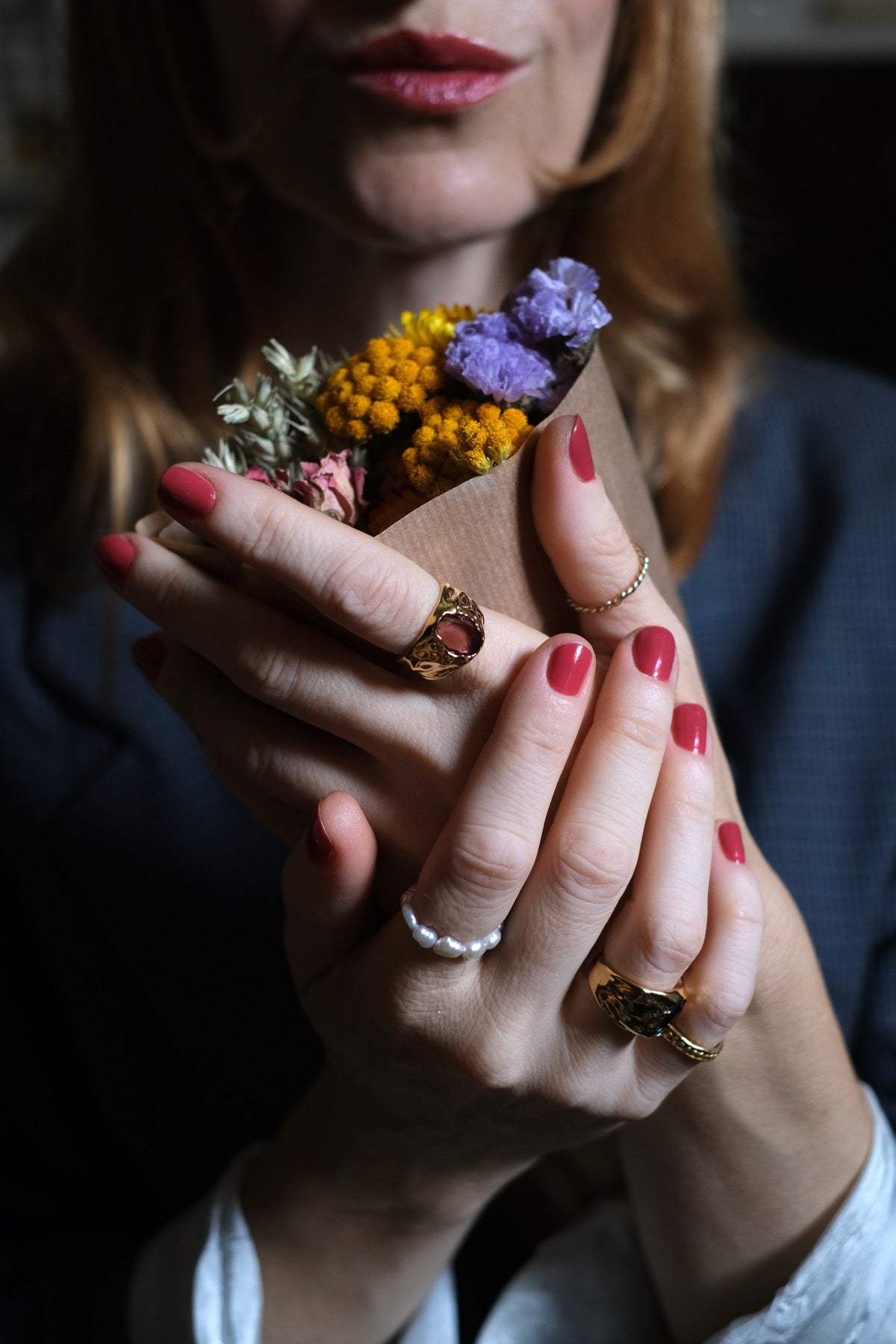 ANELLO CARMEN Rosa NUOVO