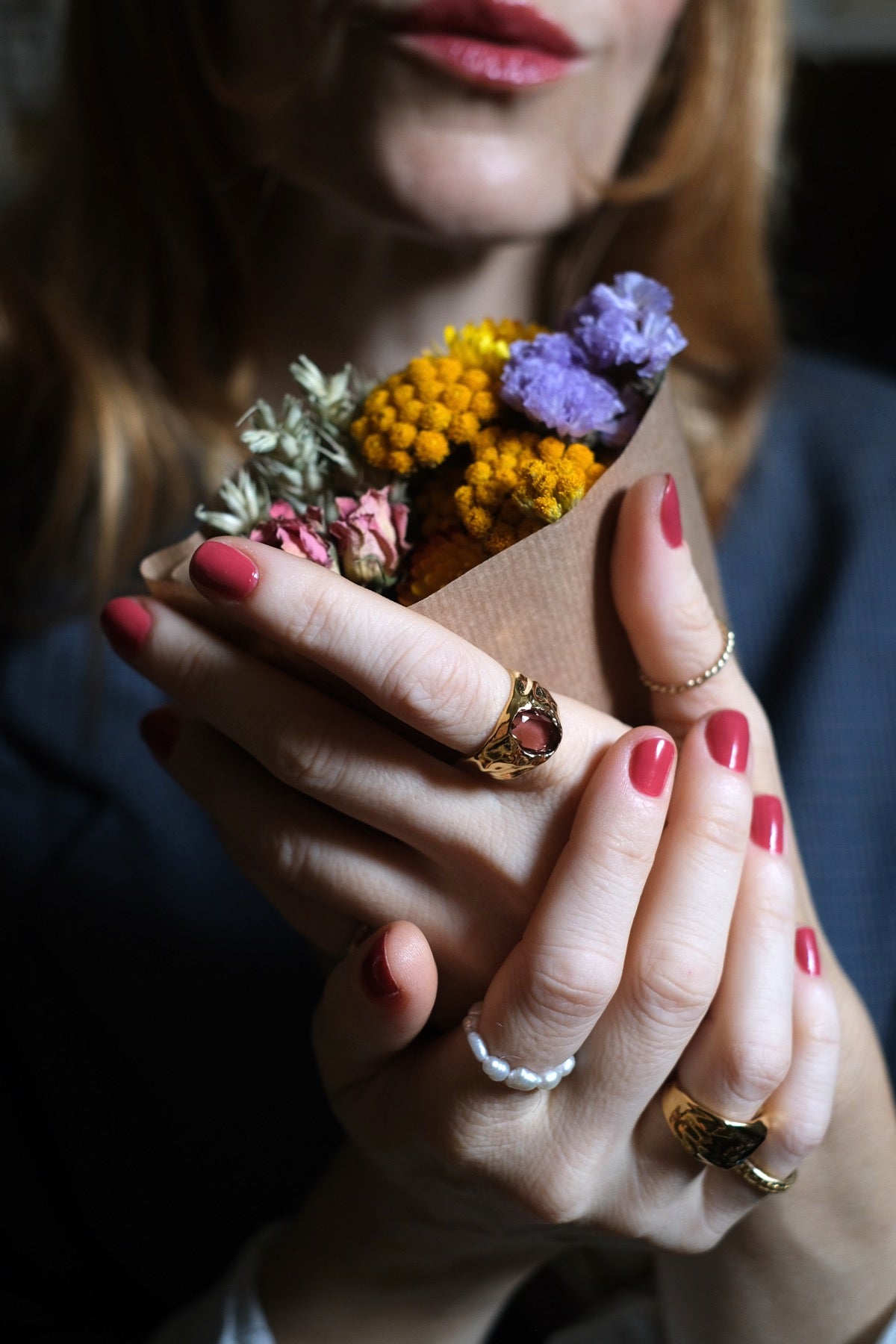 ANELLO CARMEN Rosa NUOVO