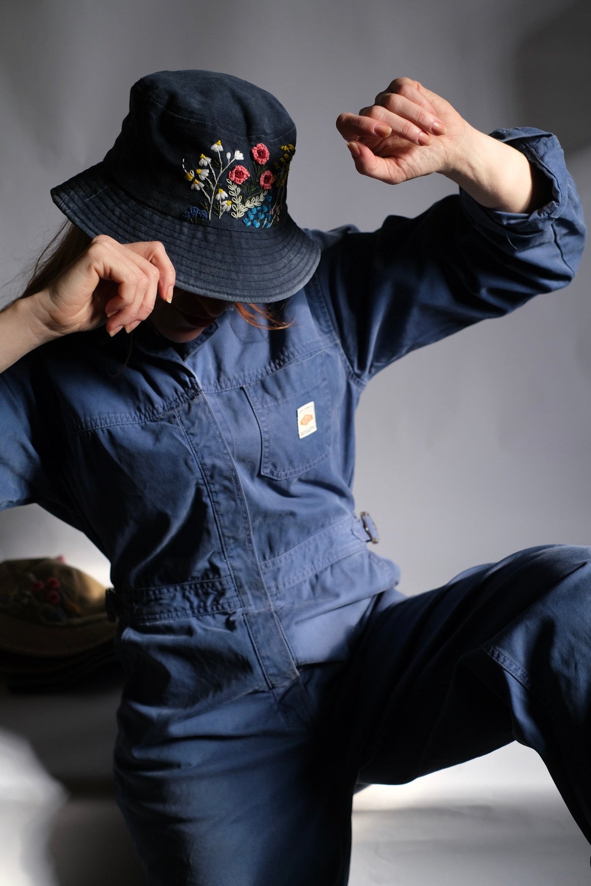 Bucket hat a fiori