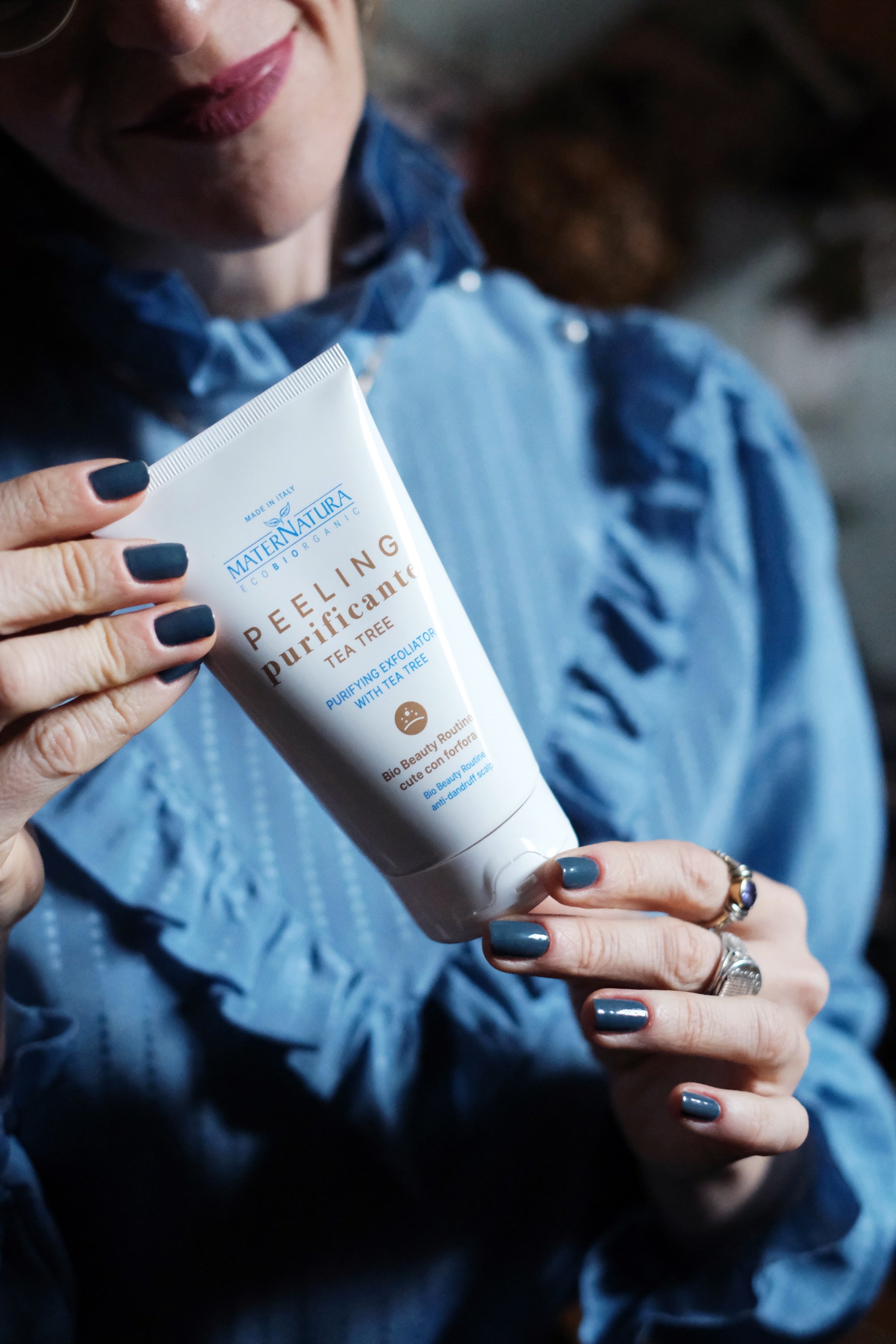 Peeling cute con forfora al Tea Tree