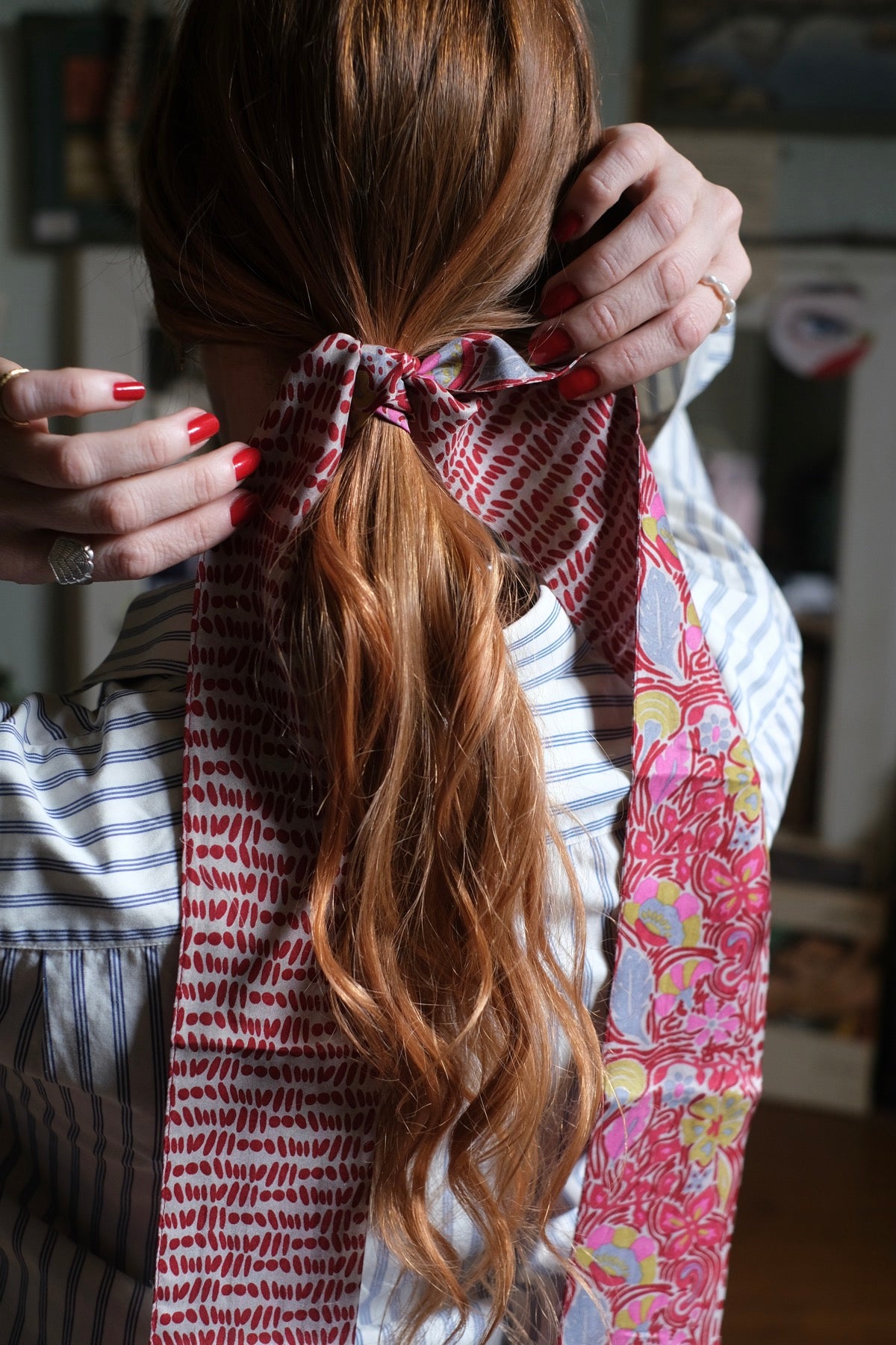 Twill fascia, cintura Giardino Inglese Bordeaux