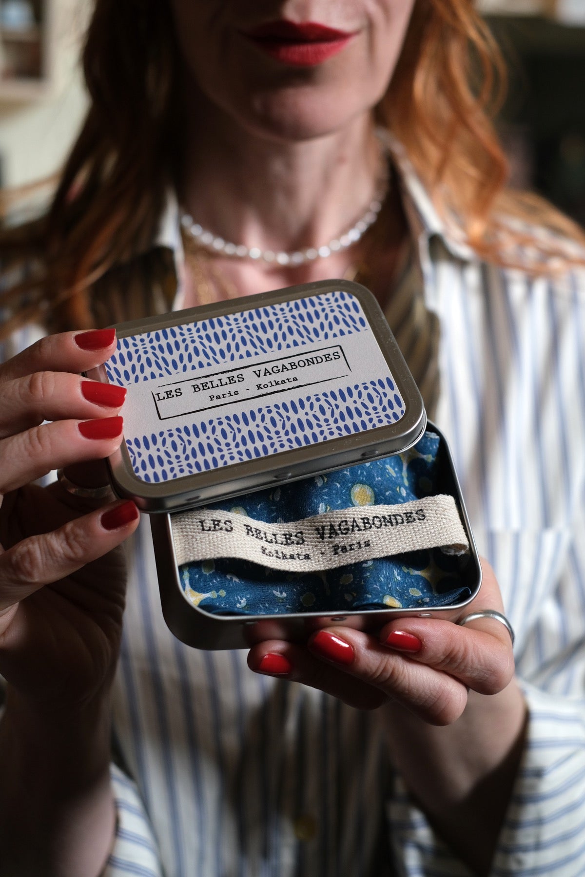 Twill fascia, cintura Casablanca blu giallo