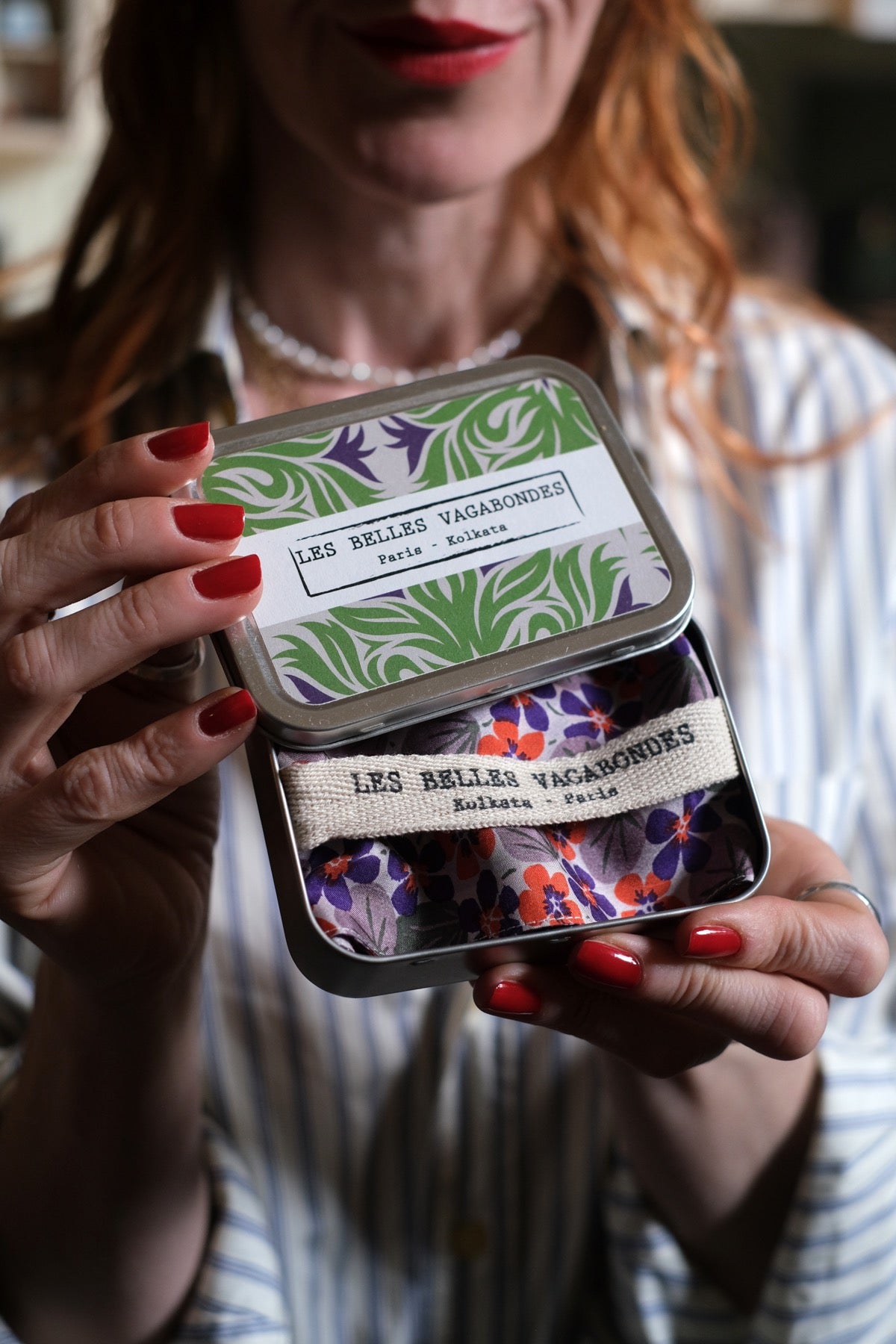 Twill fascia, cintura Capucine viola