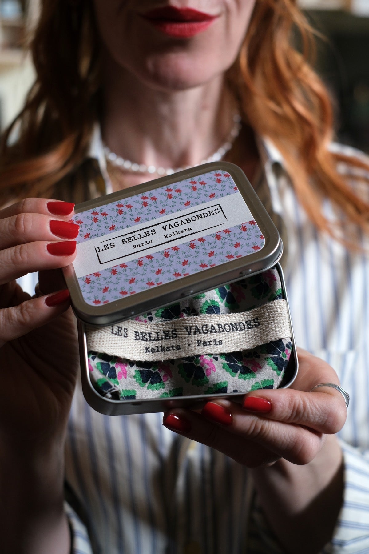 Twill fascia, cintura Manon verde fucsia