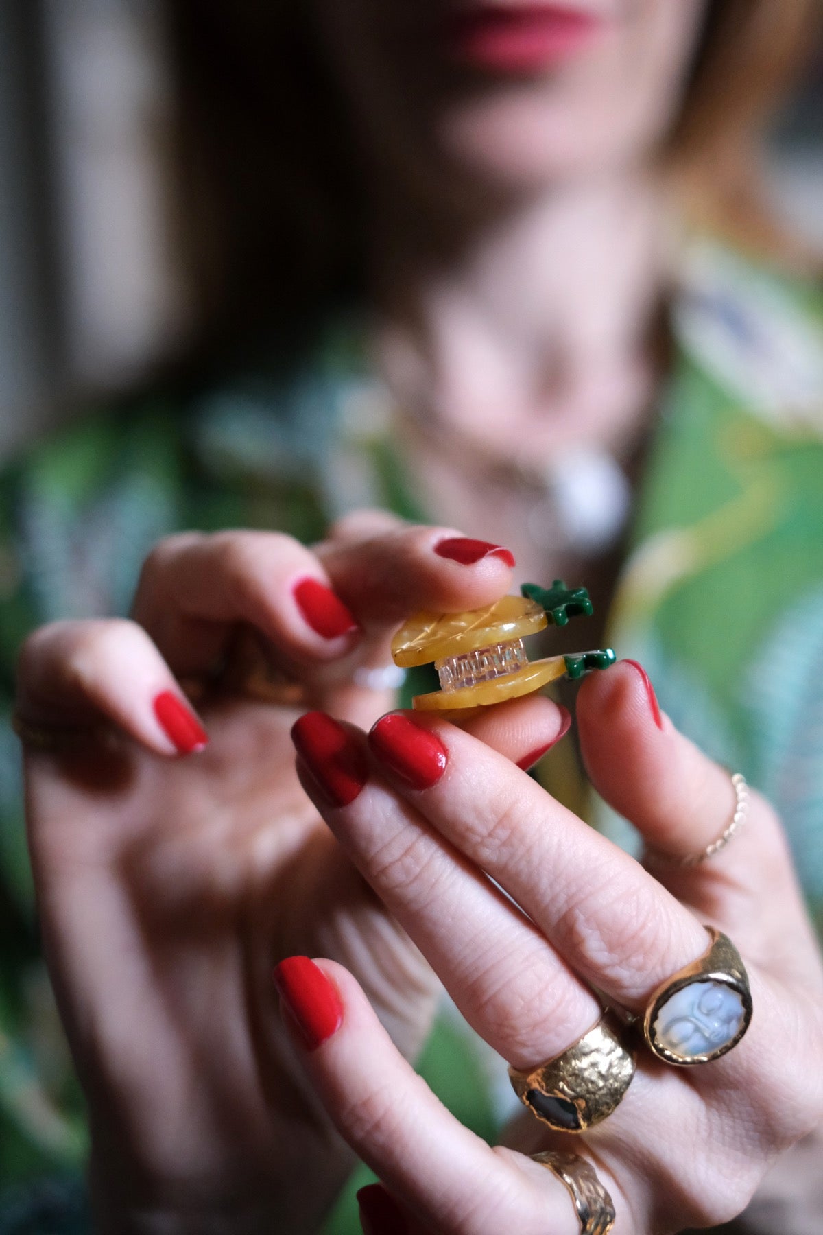 Pinza capelli ANANAS