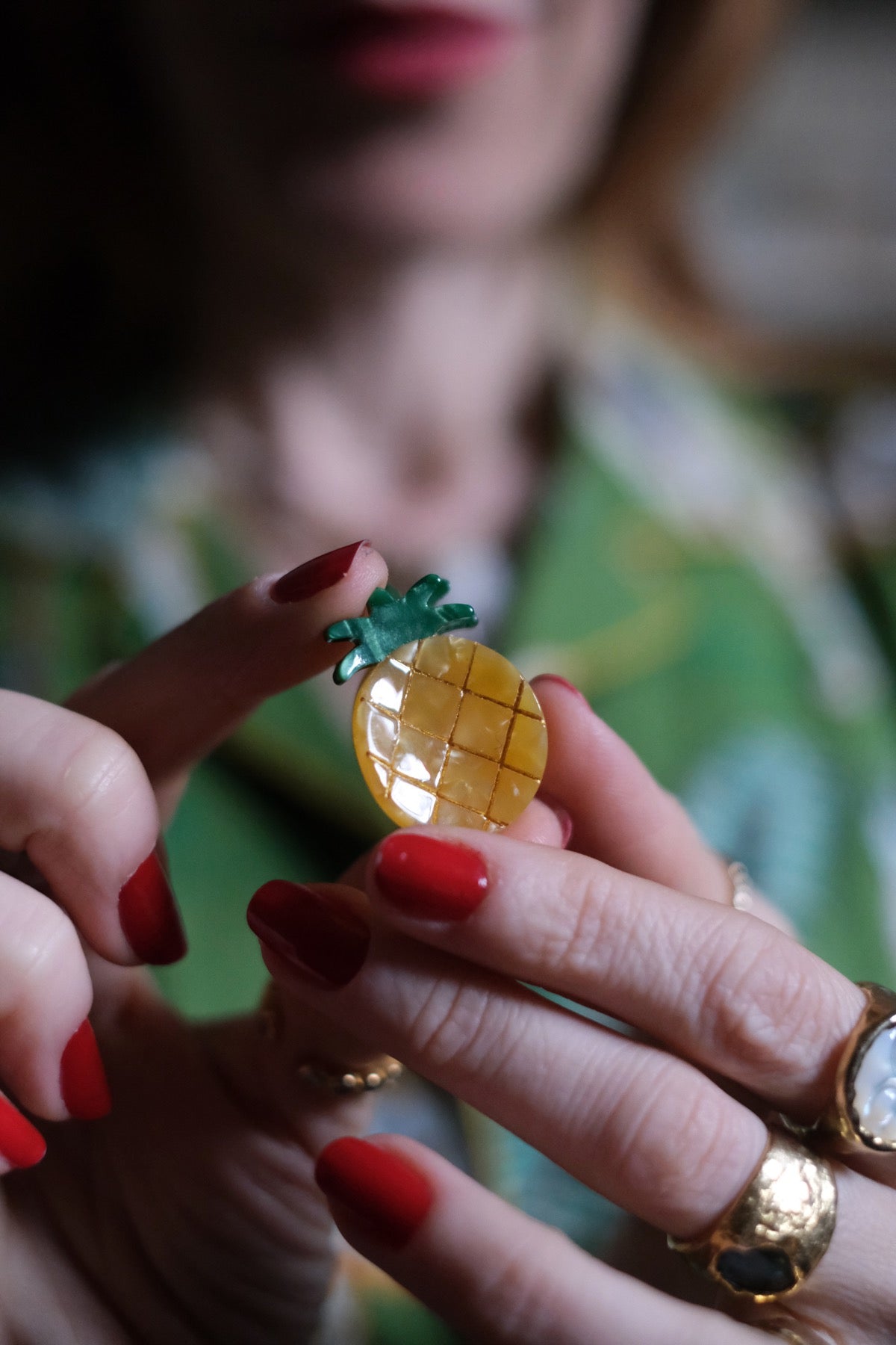 Pinza capelli ANANAS