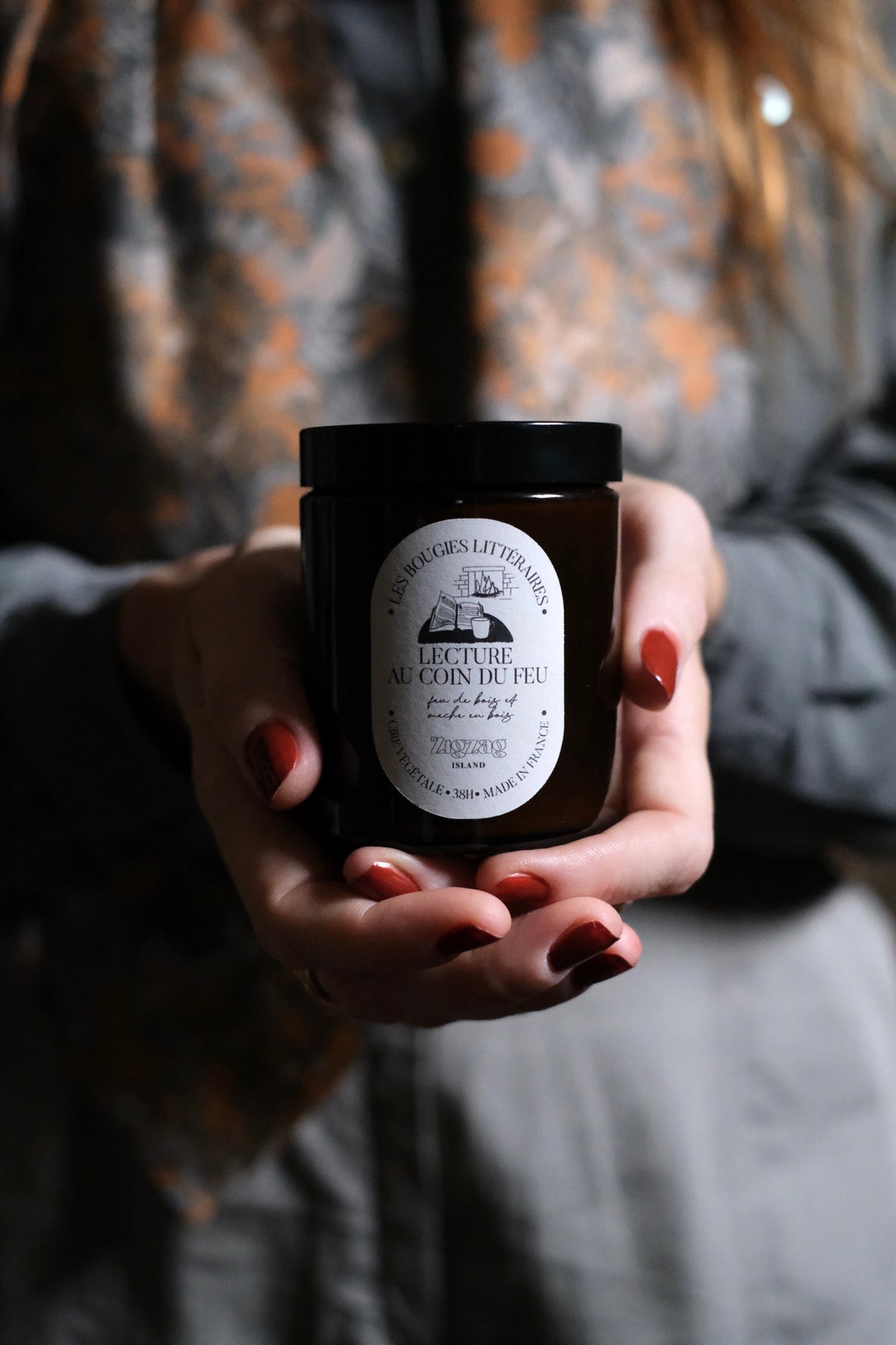 Candela Lettura accanto al fuoco Lecture au Coin du Feu