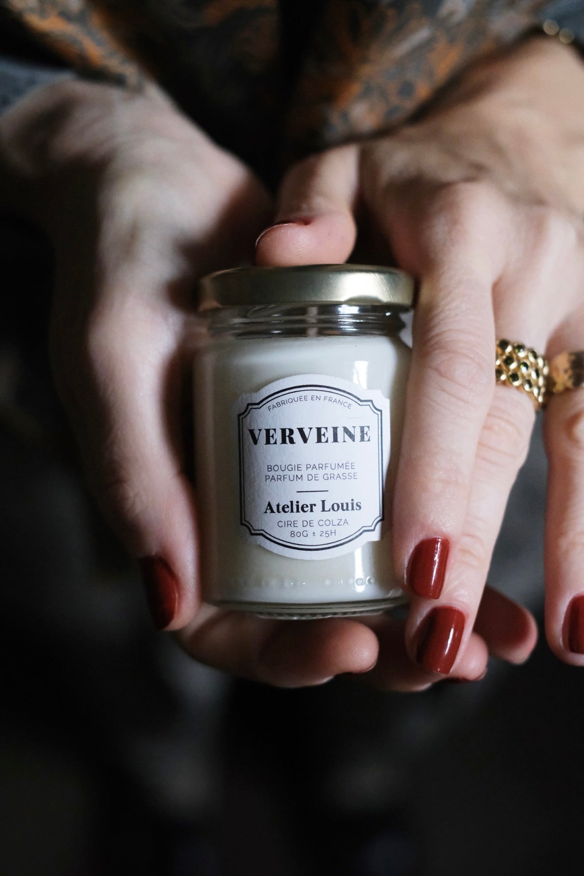 Bougie Parfumée verveine grande