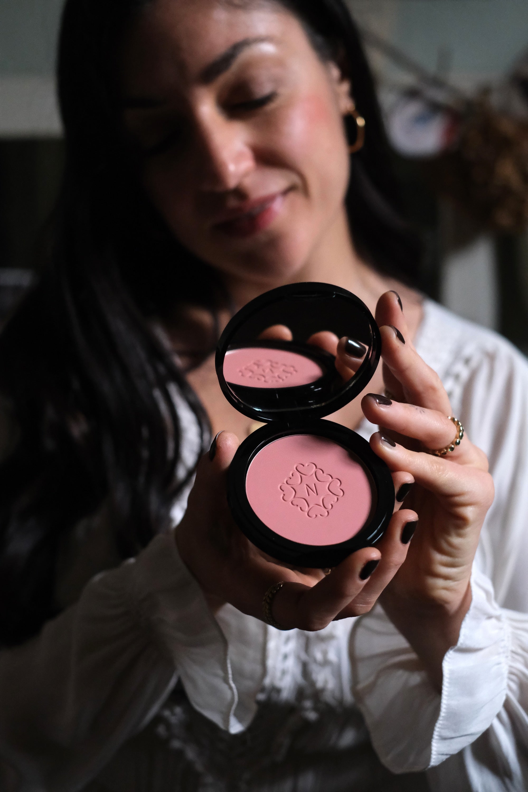 LE MIRAGE MINERAL BLUSH deep pink