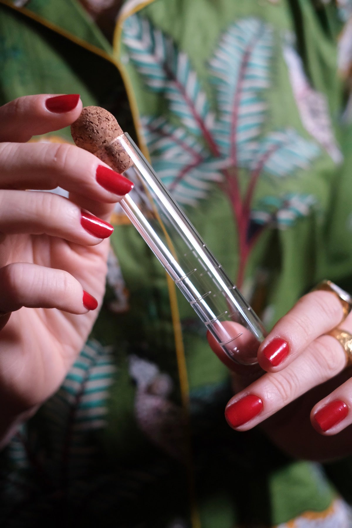 Infusore per tè filtro vetro e sughero