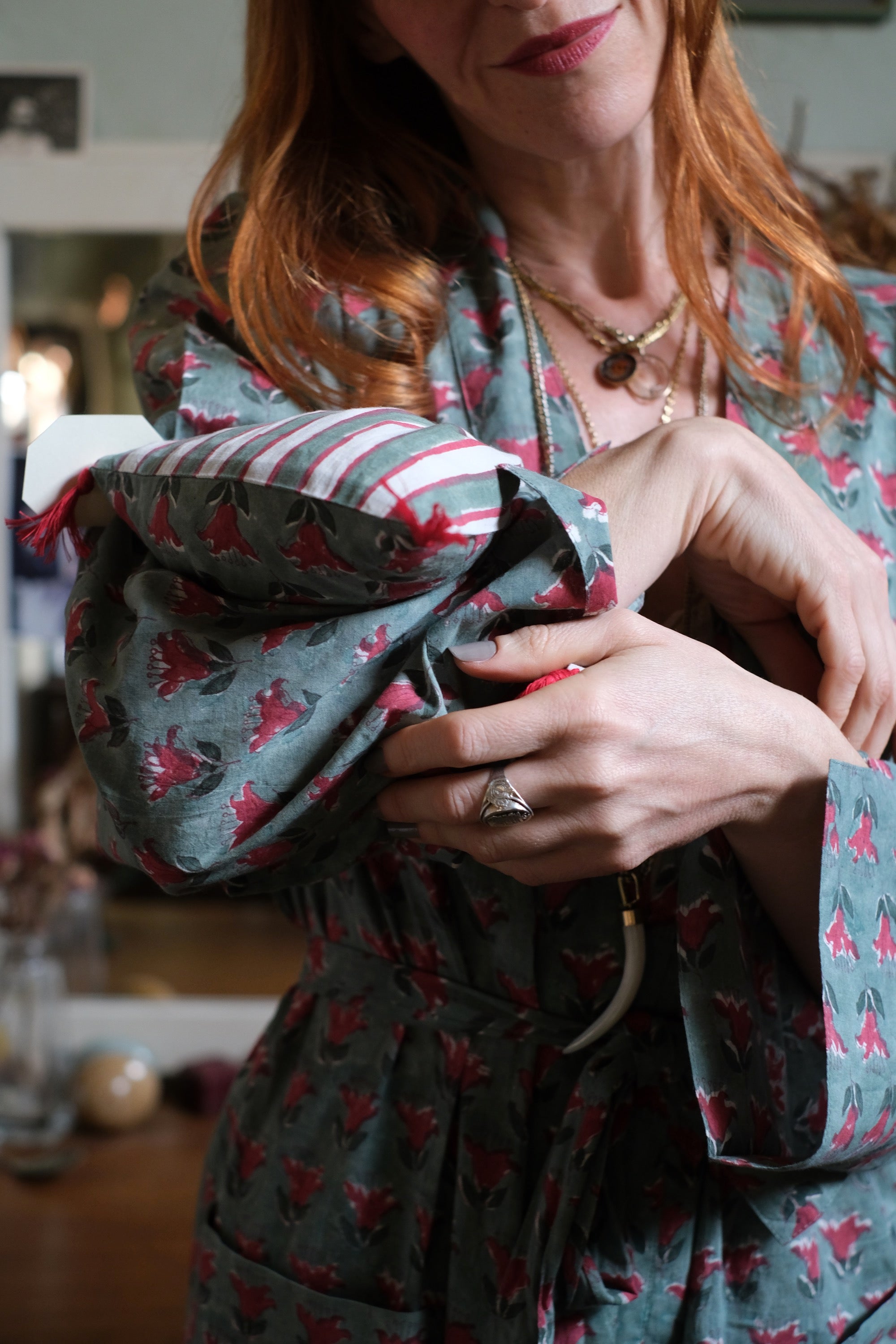 Cuscino con Noccioli di Ciliegio Elicriso