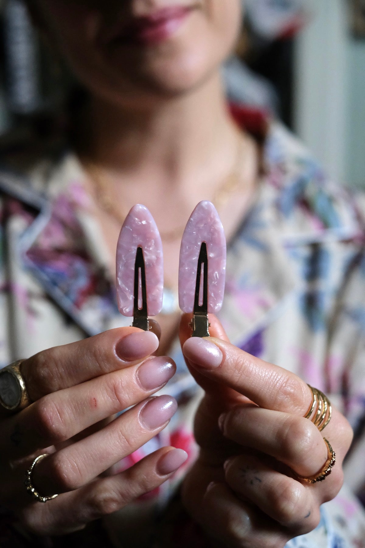Barrettes Bubblegum Pink