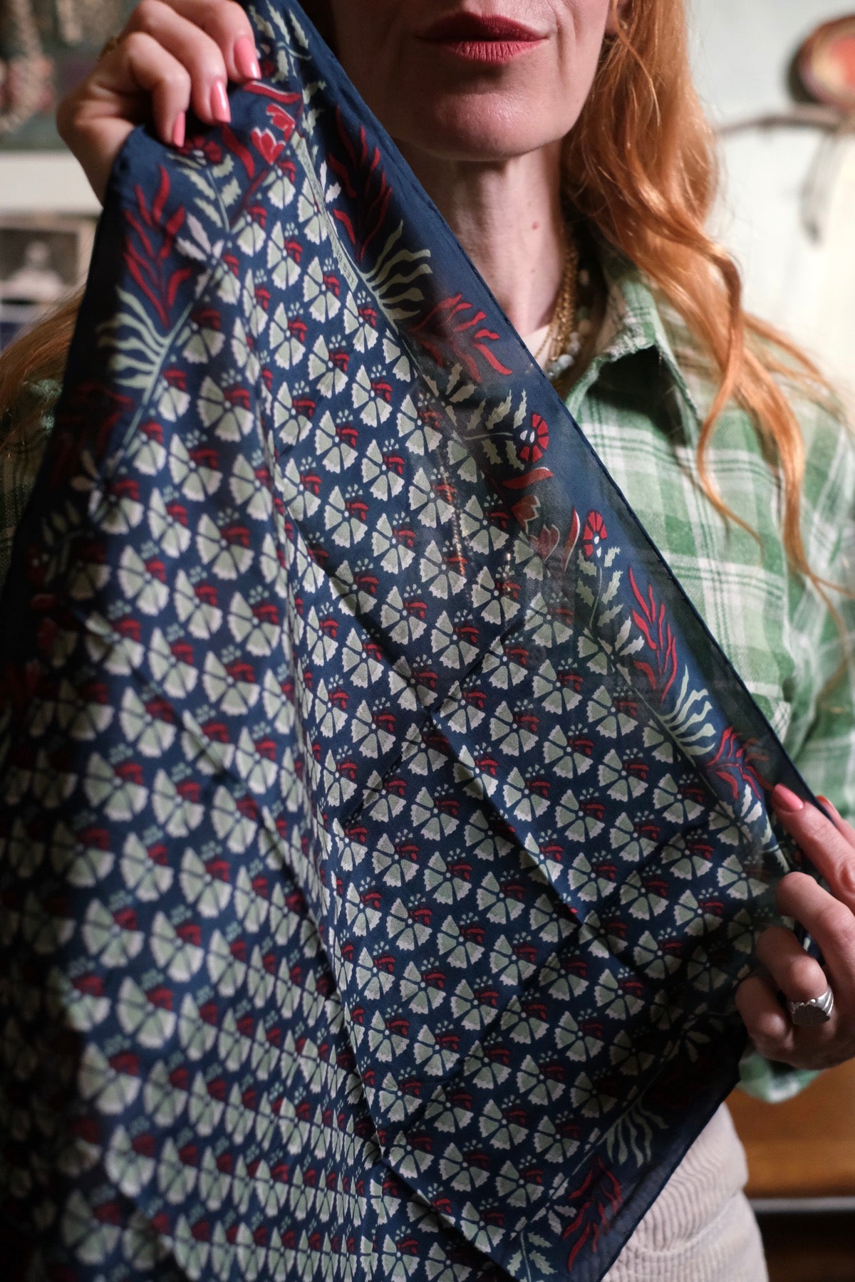 Foulard Mini Augustine blu