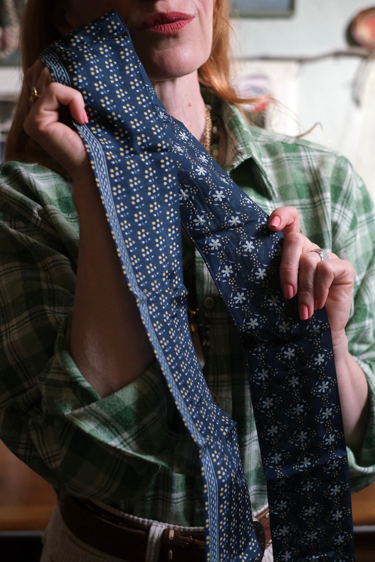 Twilly fascia, cintura Nicky blu
