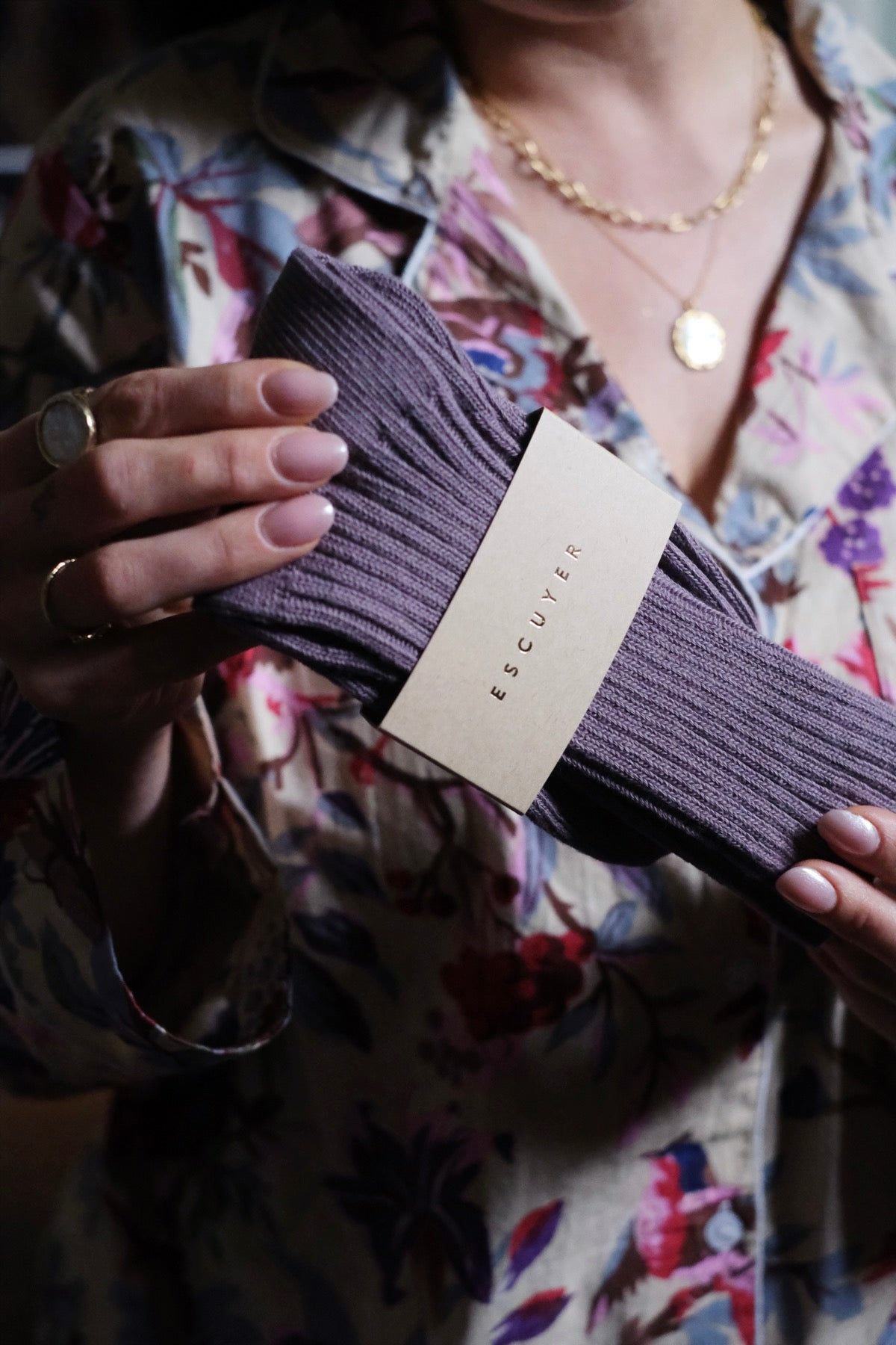 Escuyer SOCKS 36/41 Viola desaturato