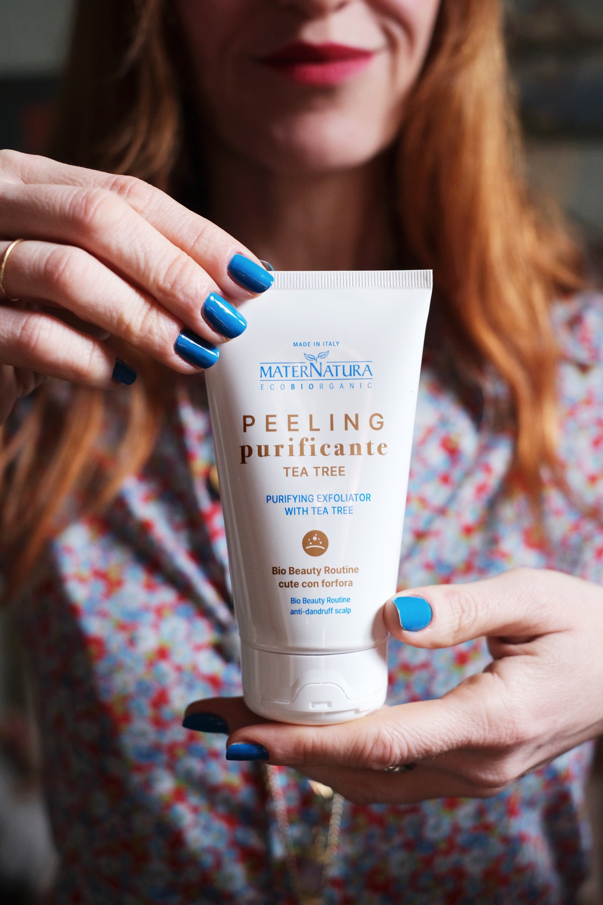 Peeling cute con forfora al Tea Tree